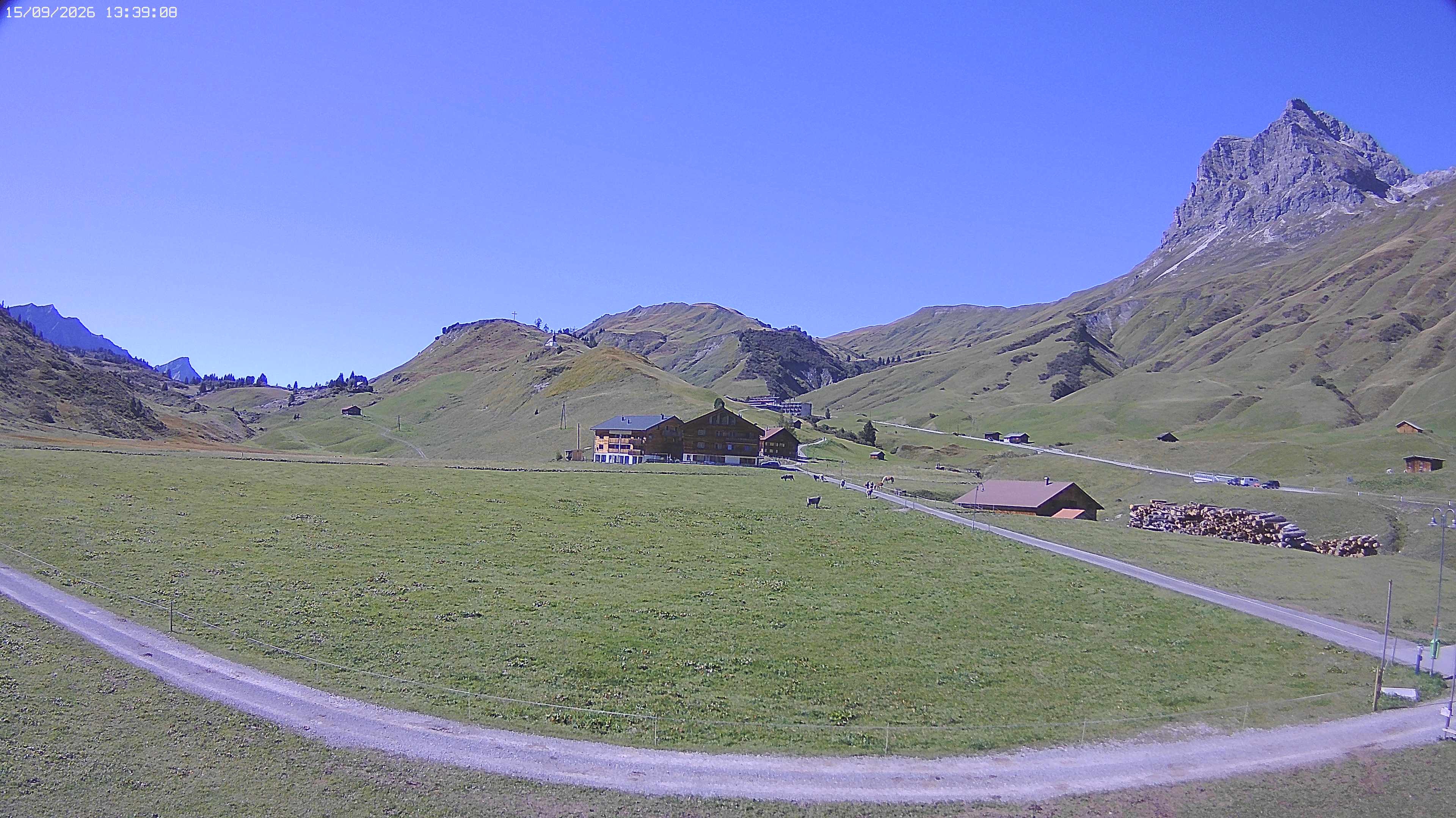 Archiv Foto Webcam Jägeralpe bei Warth