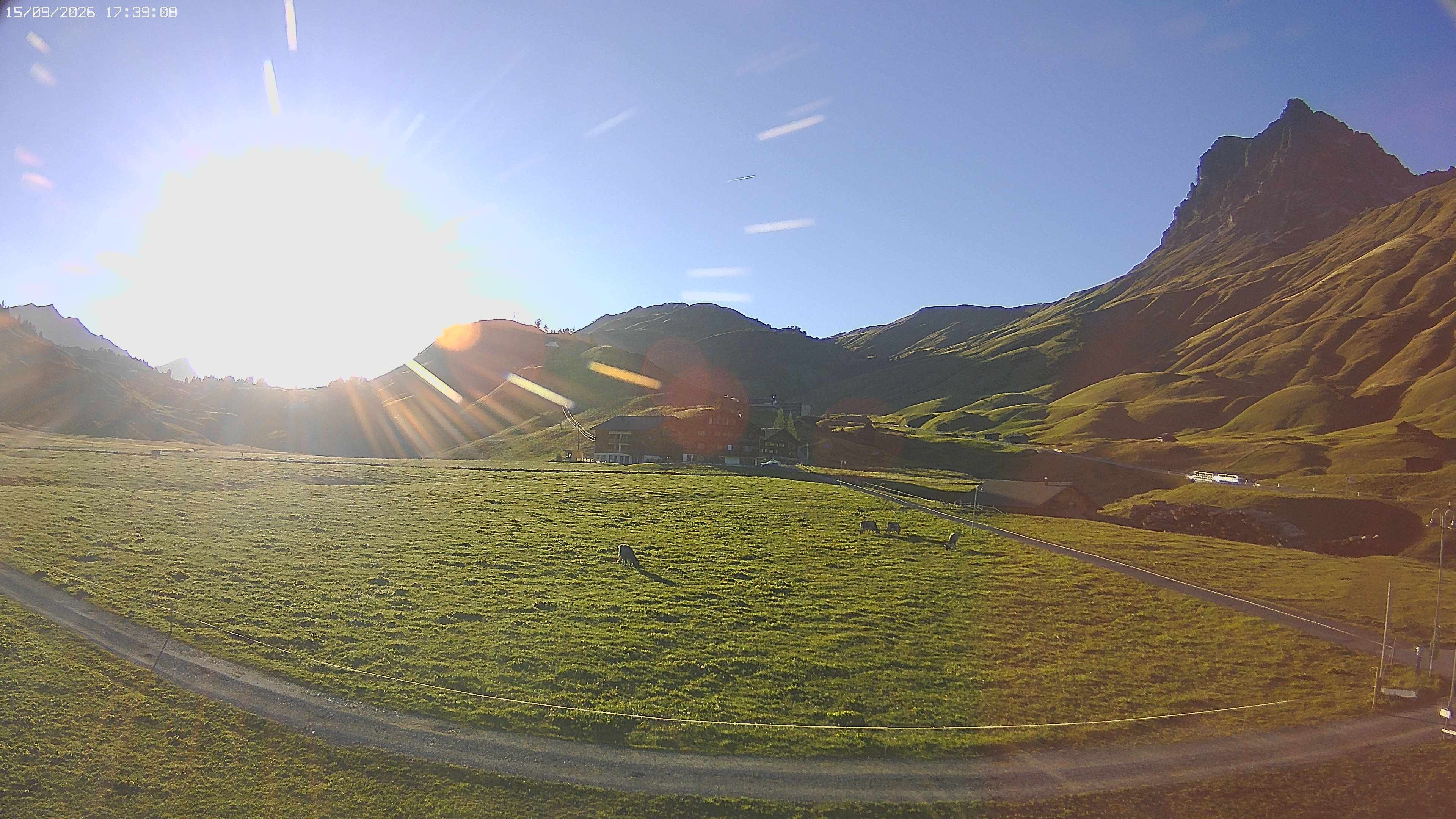 Archived image Webcam Jägeralpe near Warth