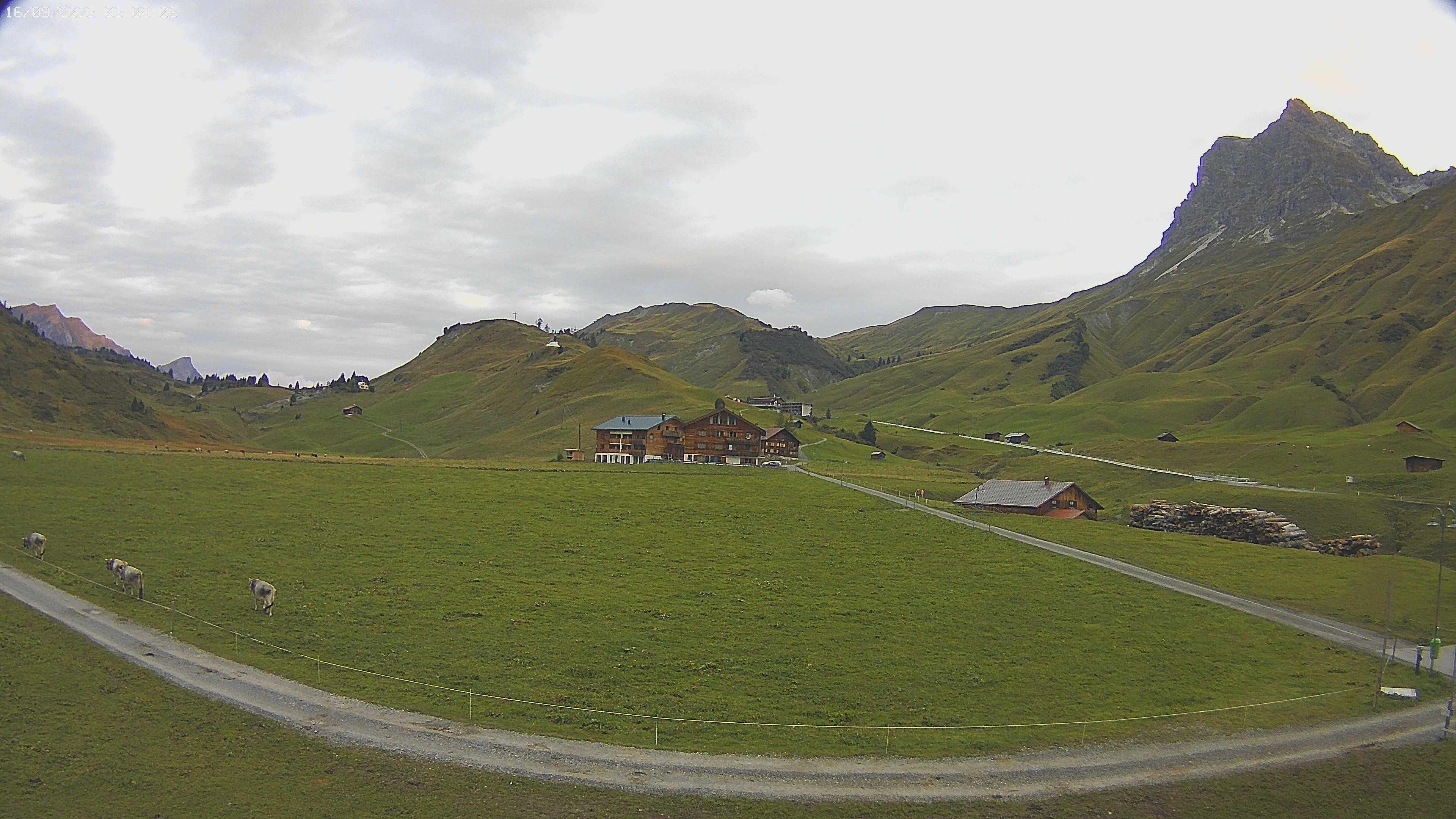 Archived image Webcam Jägeralpe near Warth