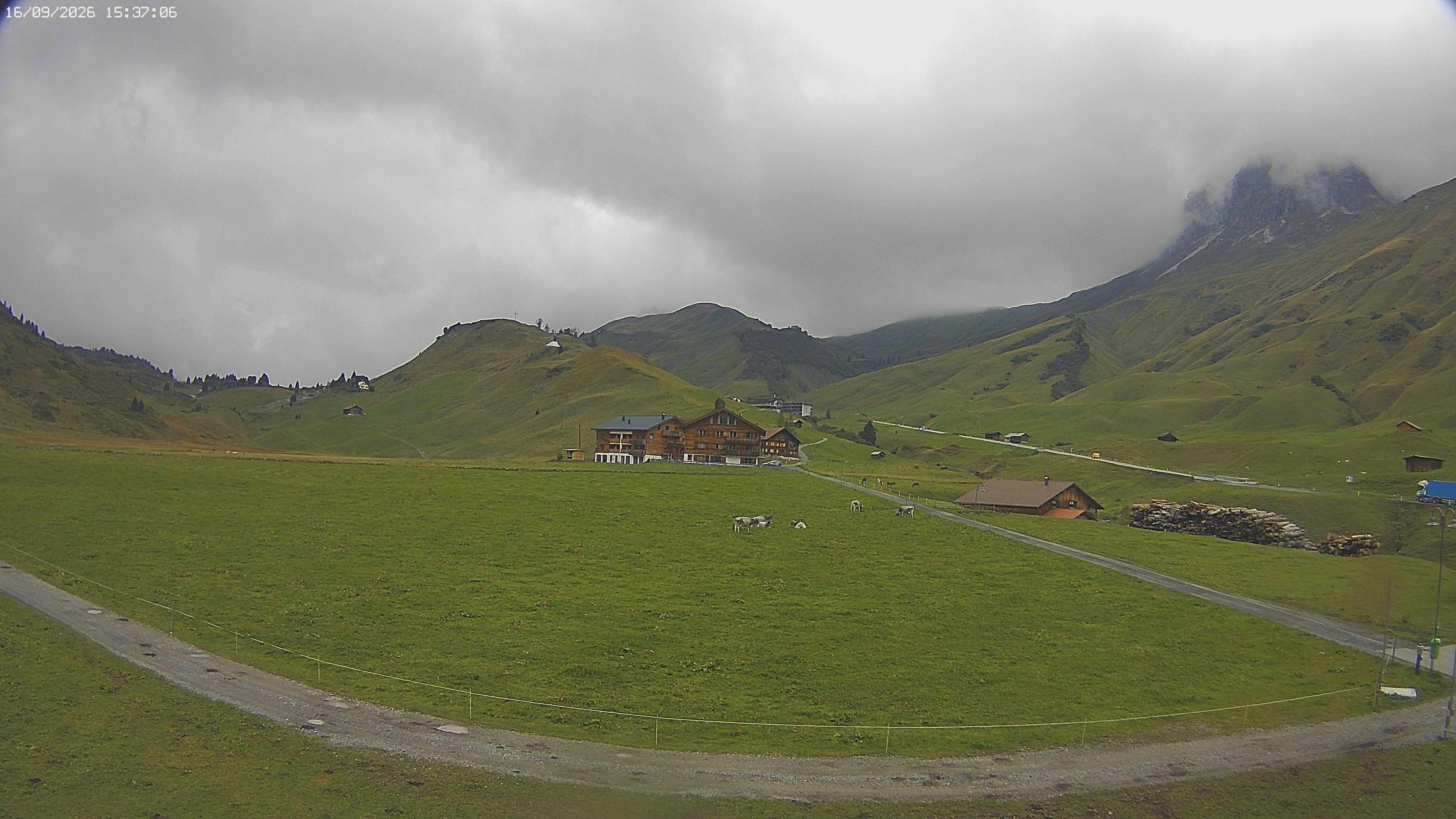 Archived image Webcam Jägeralpe near Warth