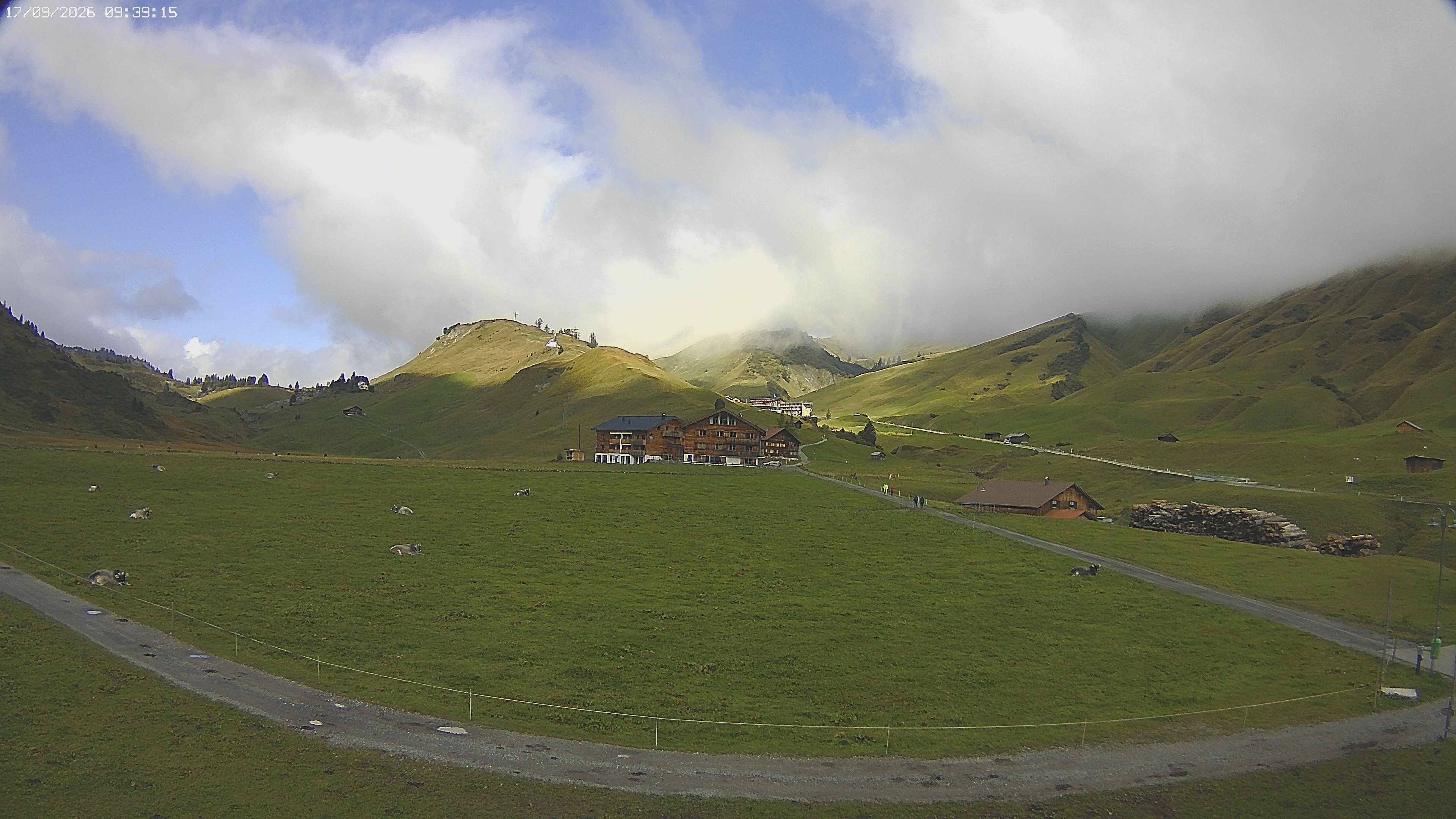 Archiv Foto Webcam Jägeralpe bei Warth