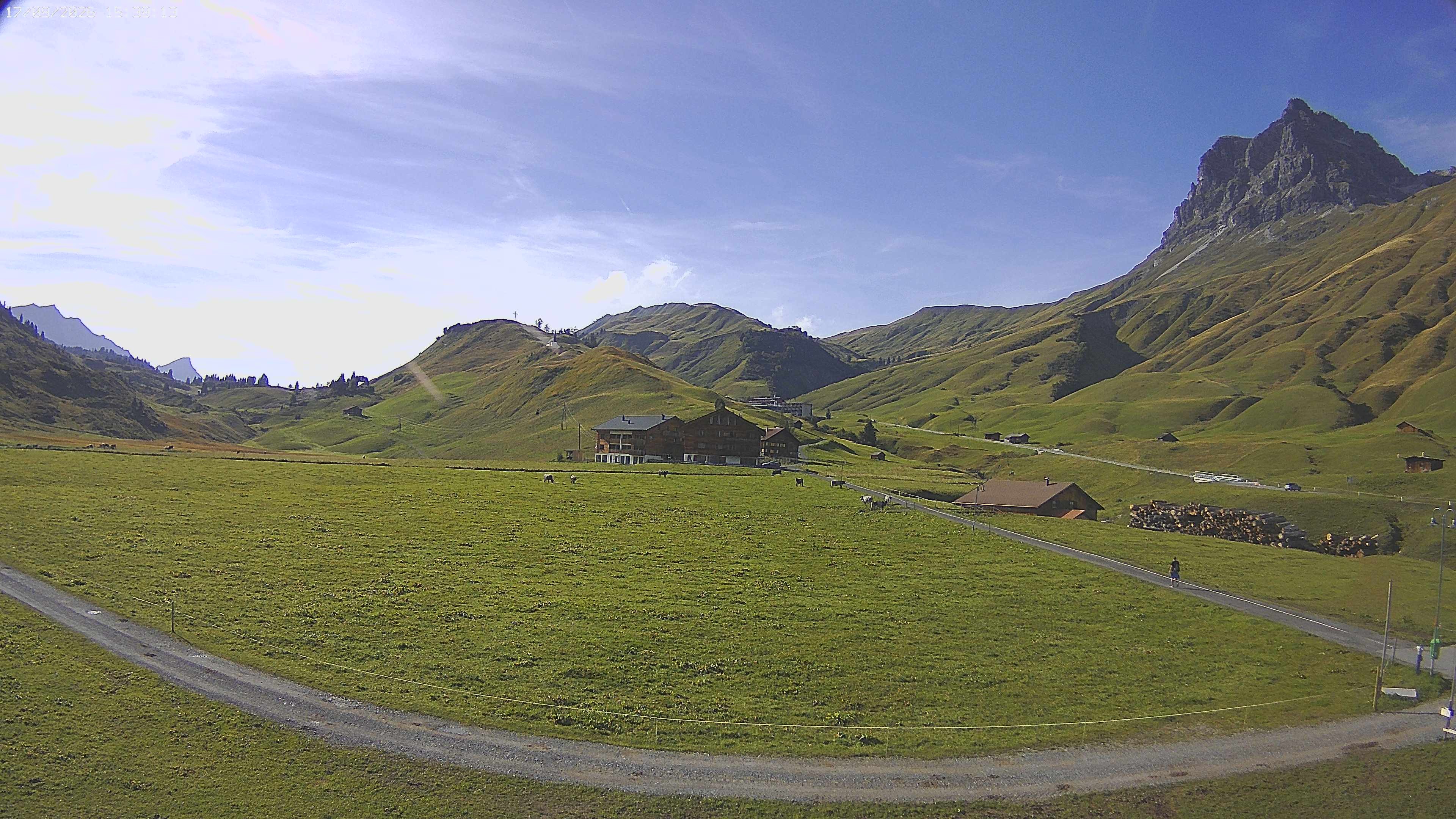 Archiv Foto Webcam Jägeralpe bei Warth