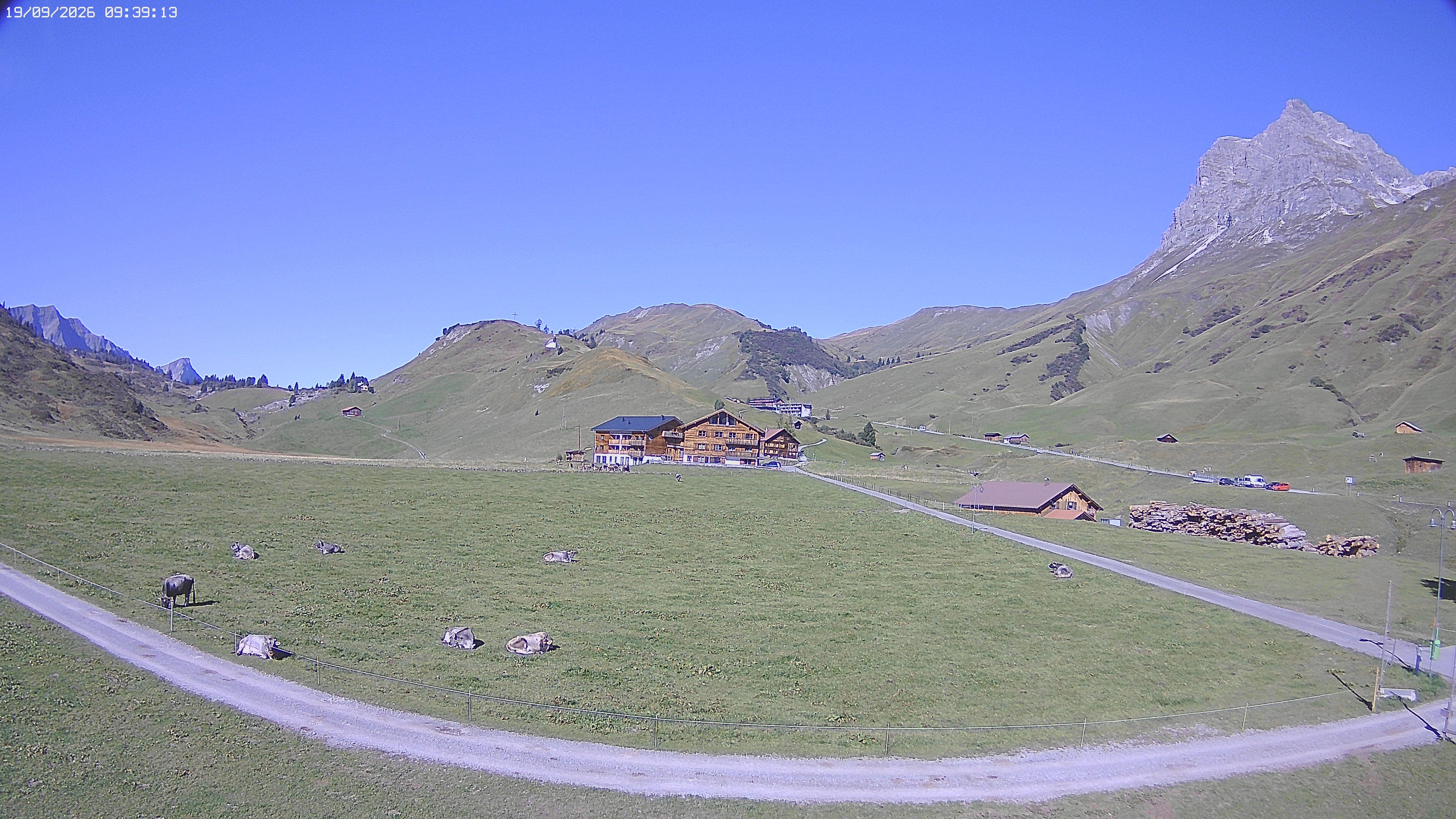 Archiv Foto Webcam Jägeralpe bei Warth