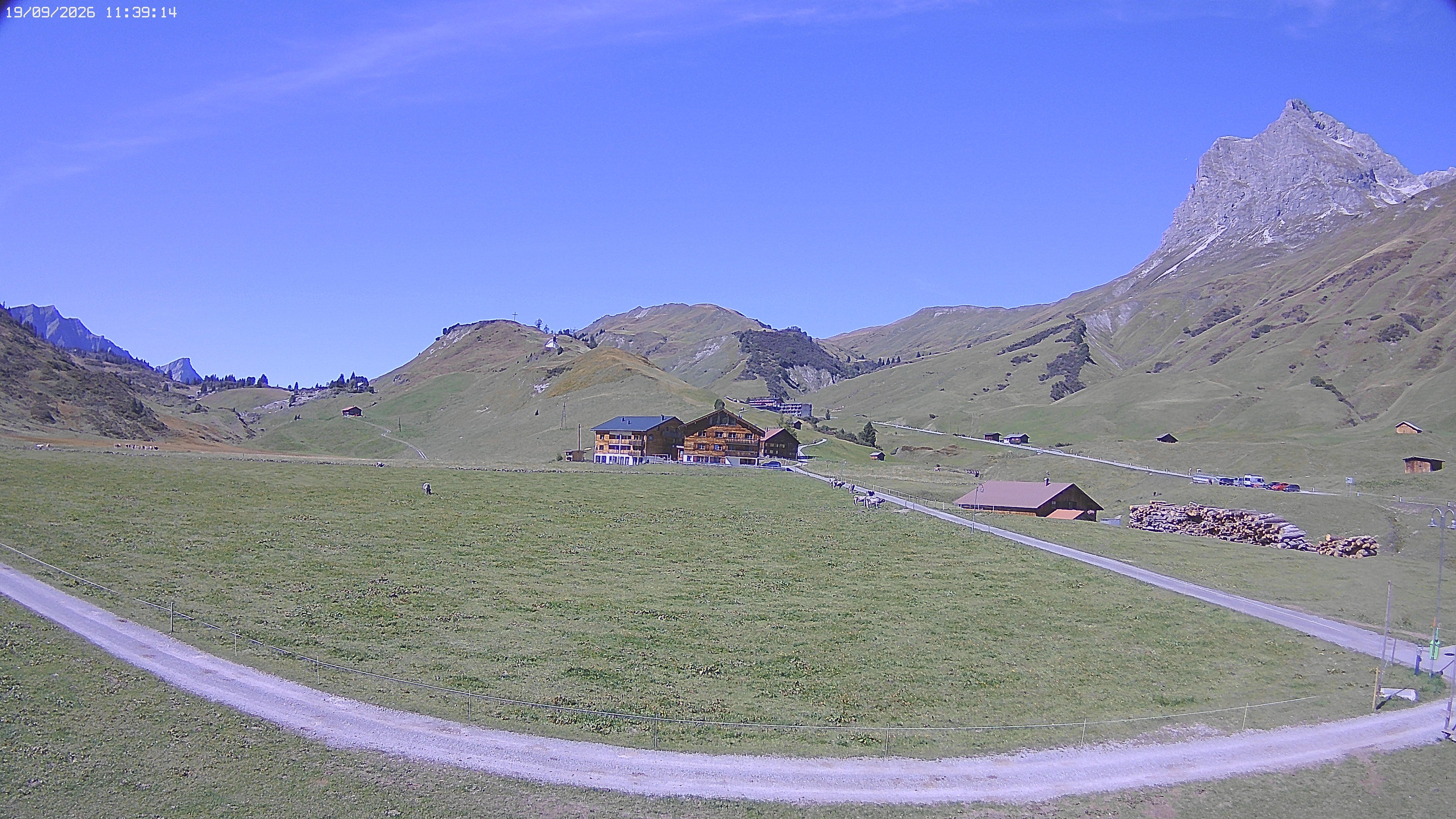 Archiv Foto Webcam Jägeralpe bei Warth