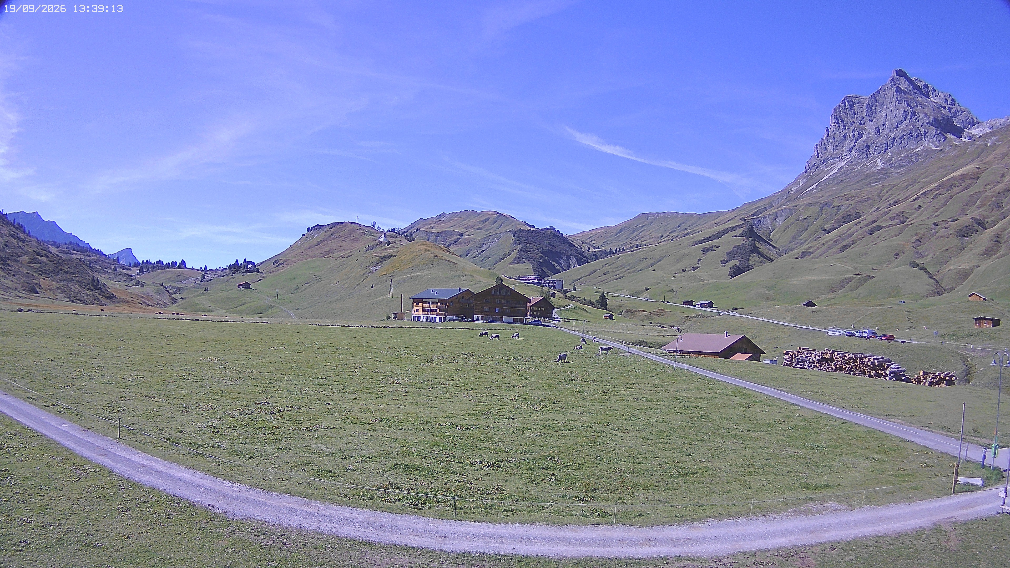 Archiv Foto Webcam Jägeralpe bei Warth