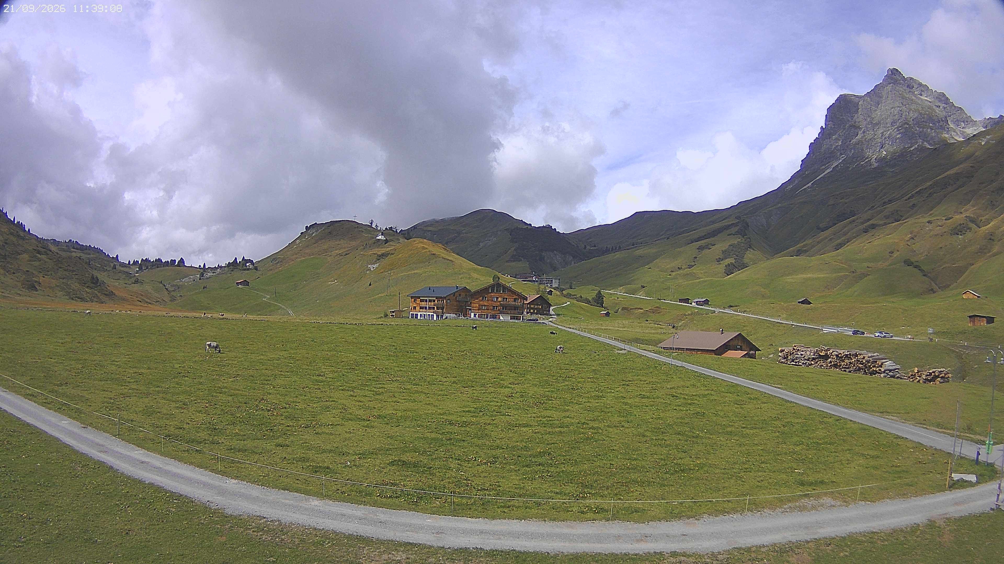 Archived image Webcam Jägeralpe near Warth