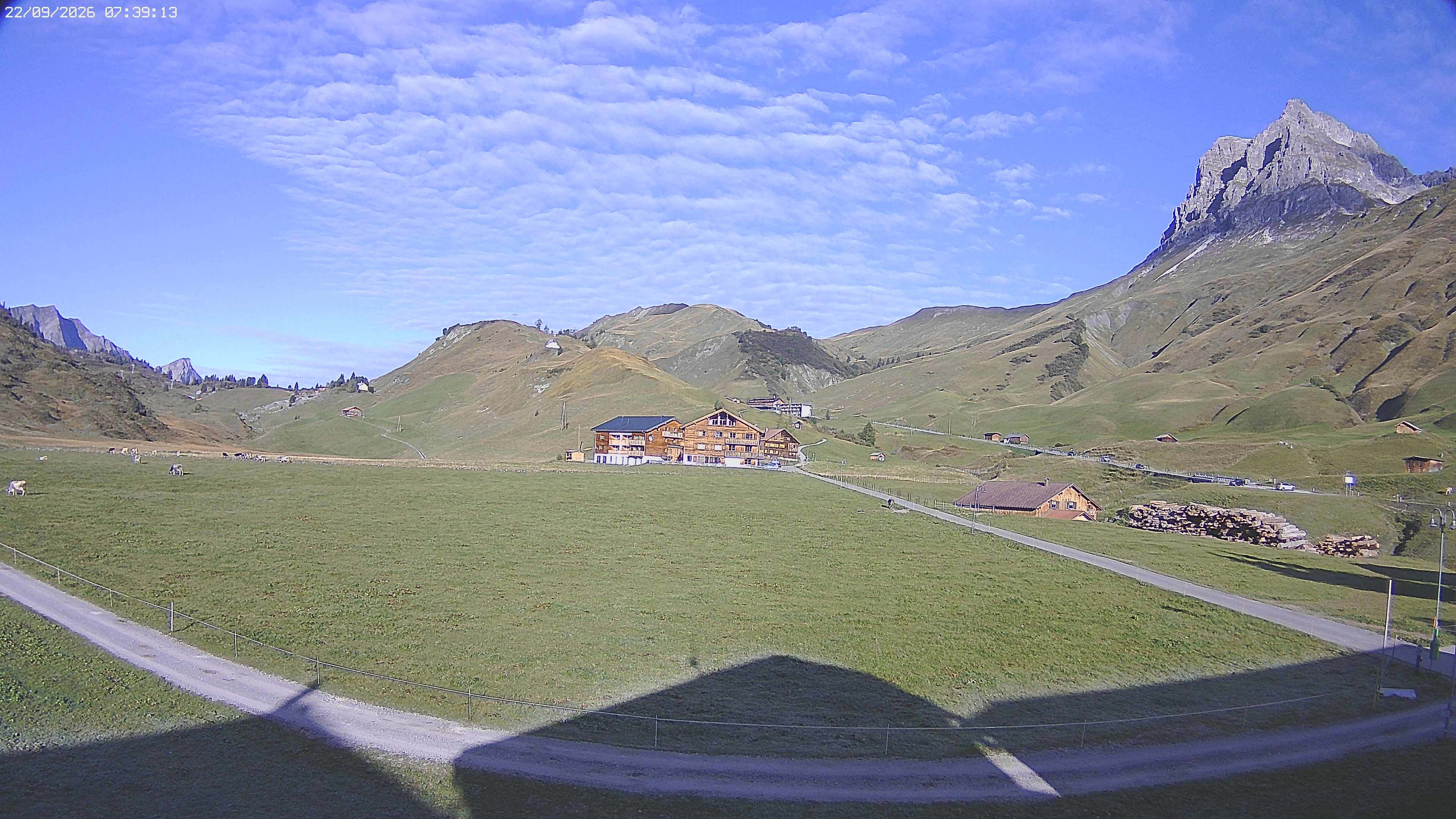 Archiv Foto Webcam Jägeralpe bei Warth