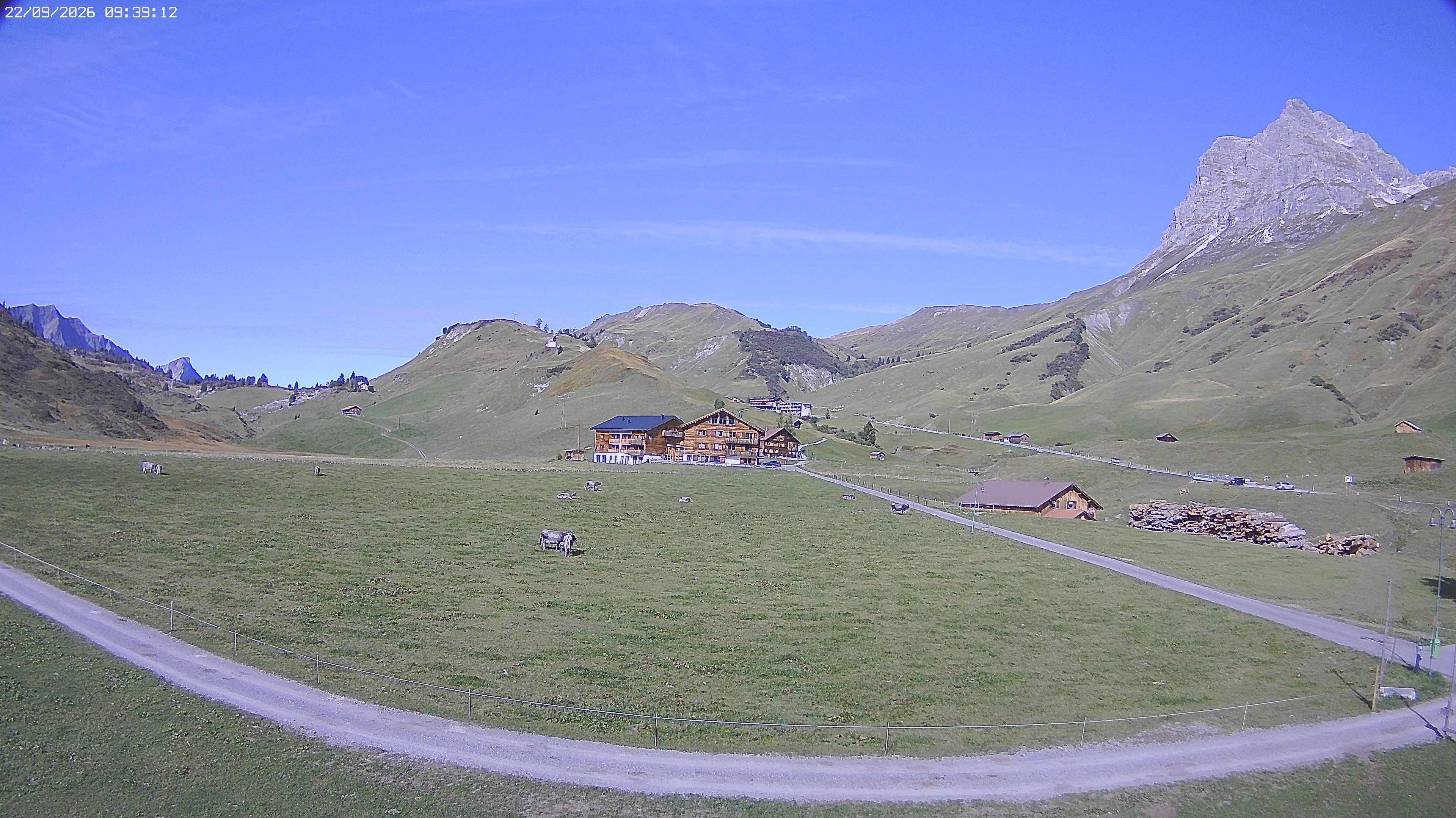Archived image Webcam Jägeralpe near Warth