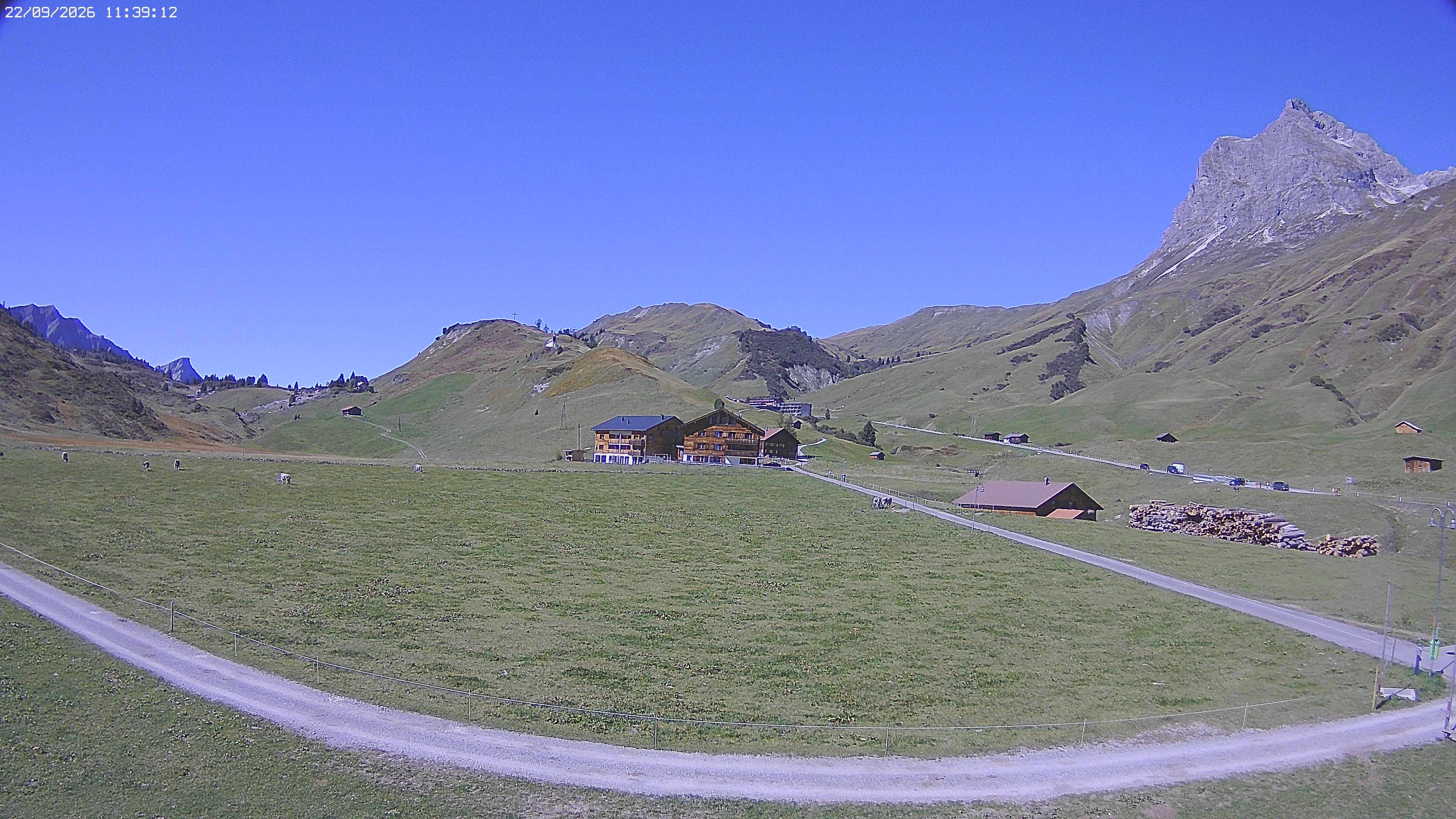Archived image Webcam Jägeralpe near Warth