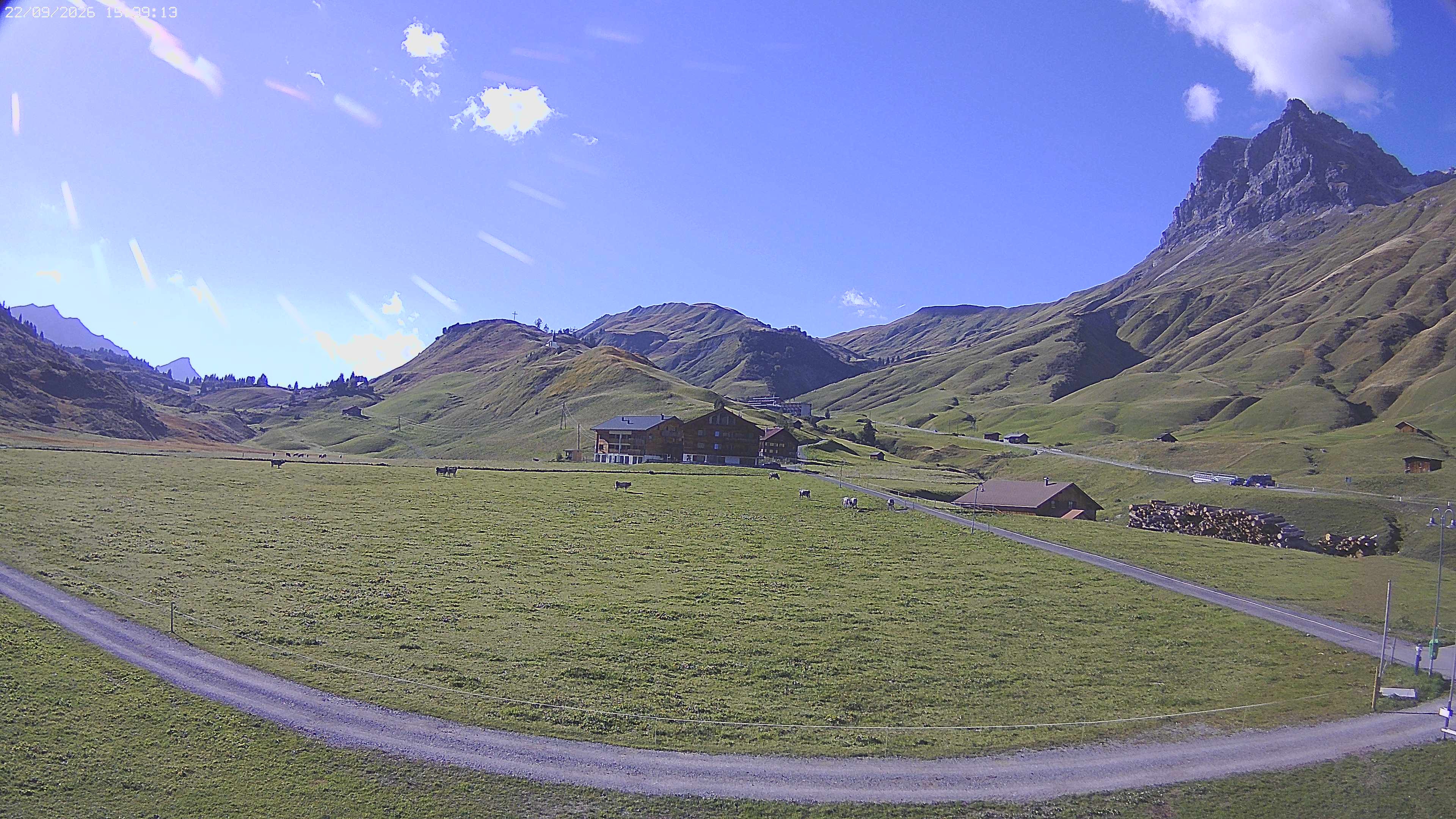 Archived image Webcam Jägeralpe near Warth