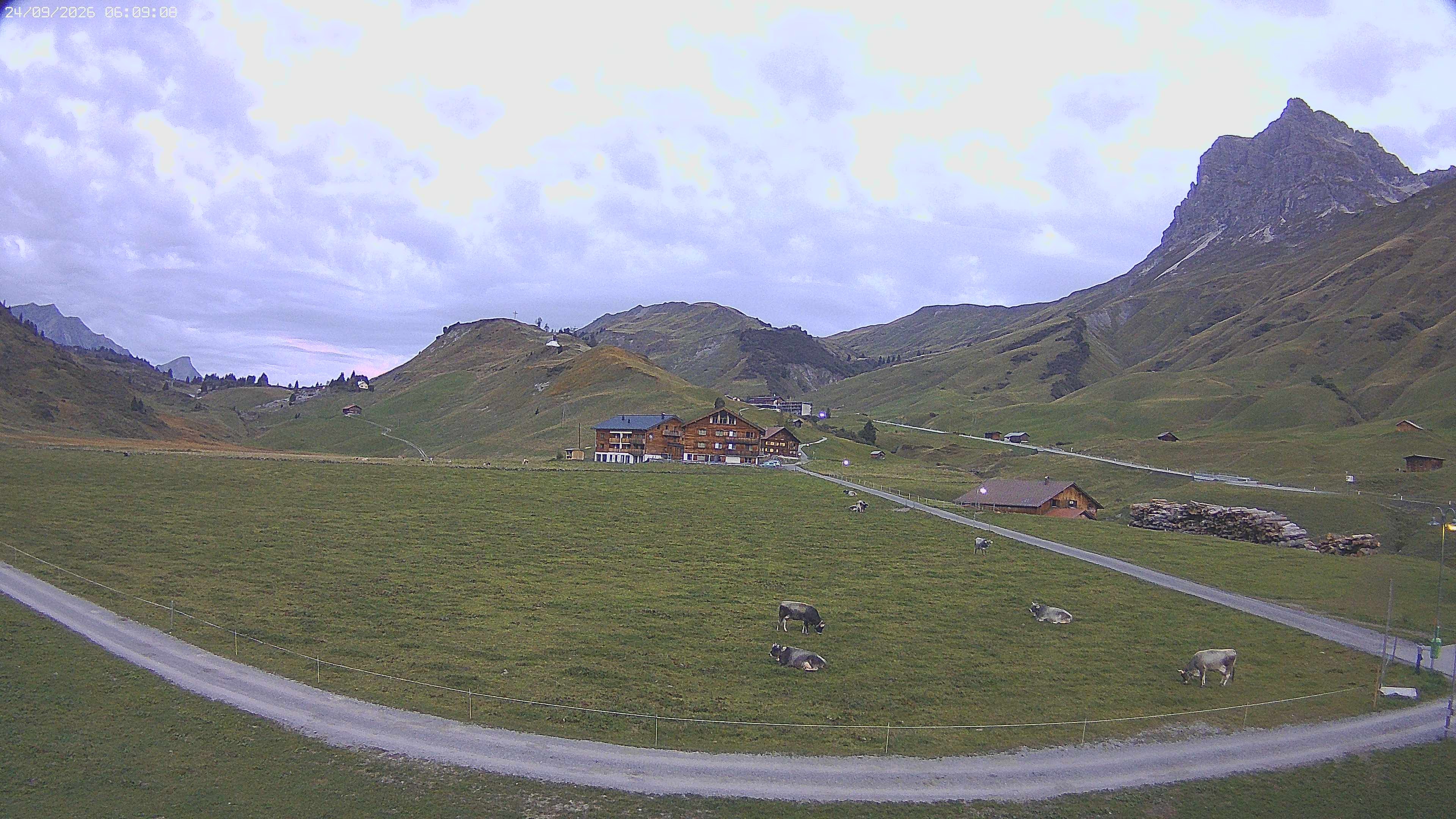 Archiv Foto Webcam Jägeralpe bei Warth