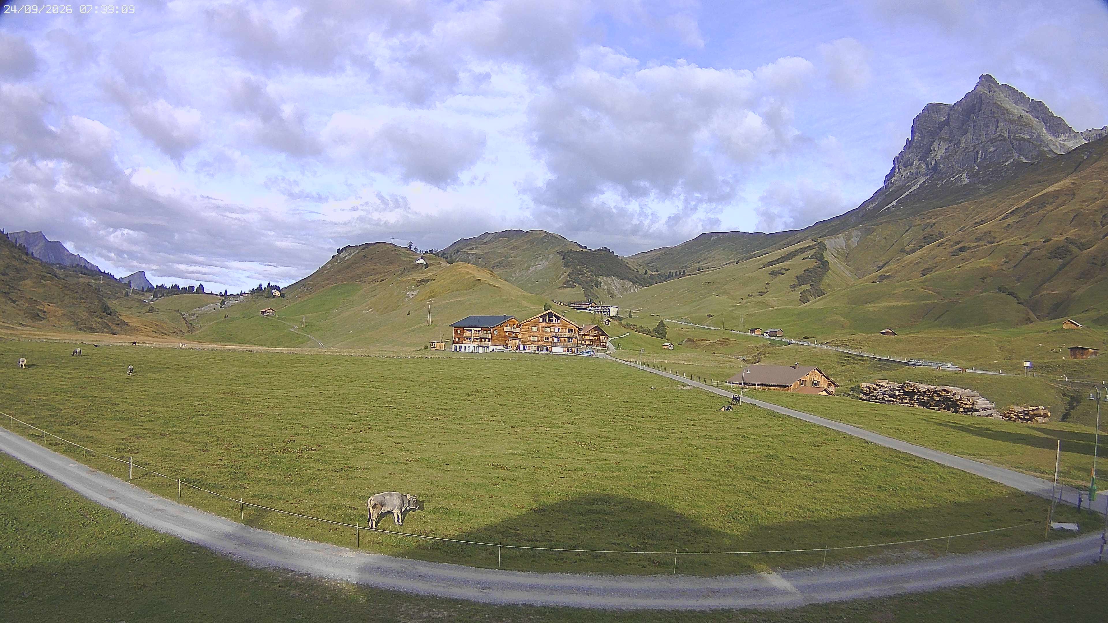 Archiv Foto Webcam Jägeralpe bei Warth
