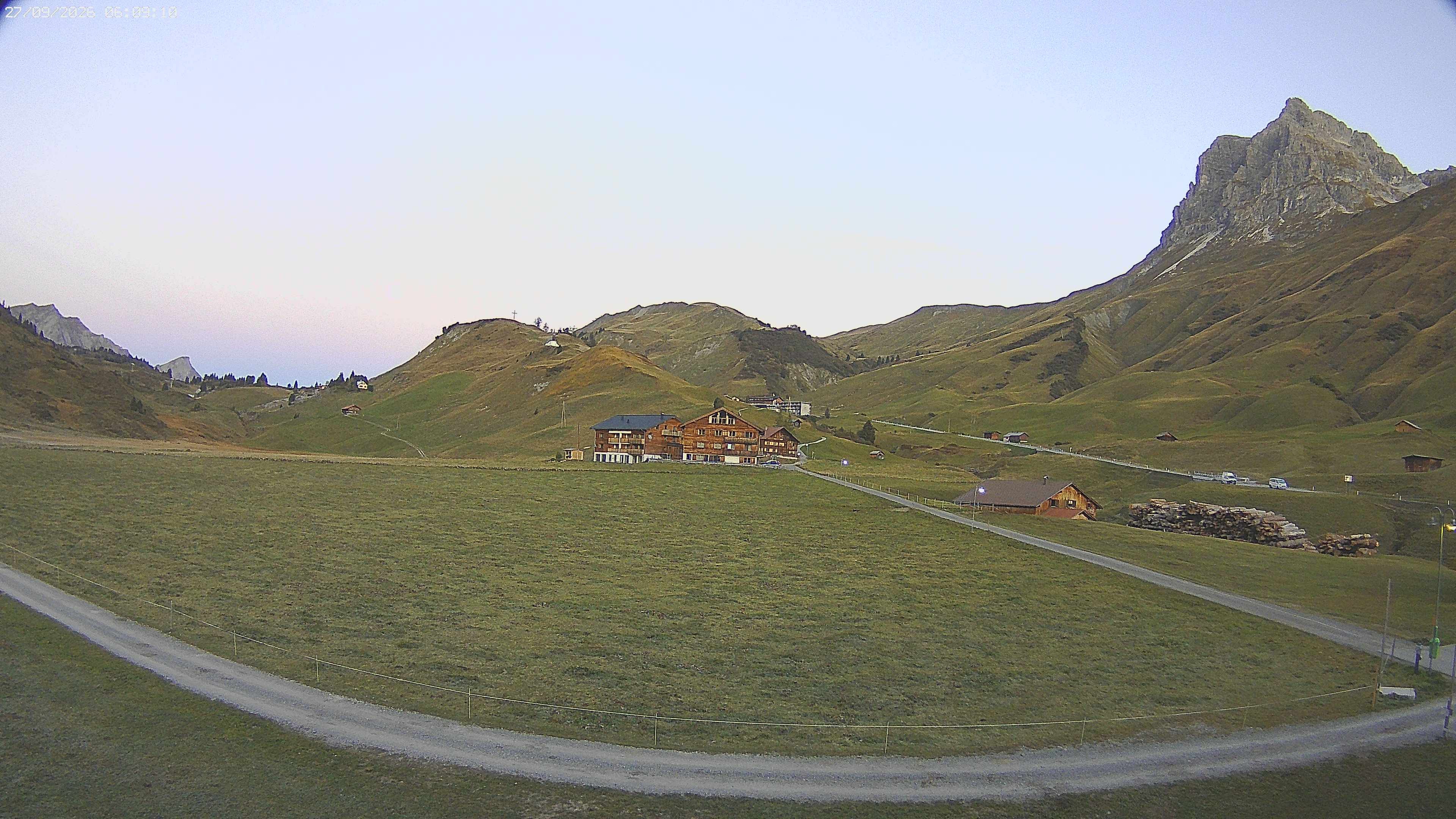 Archiv Foto Webcam Jägeralpe bei Warth