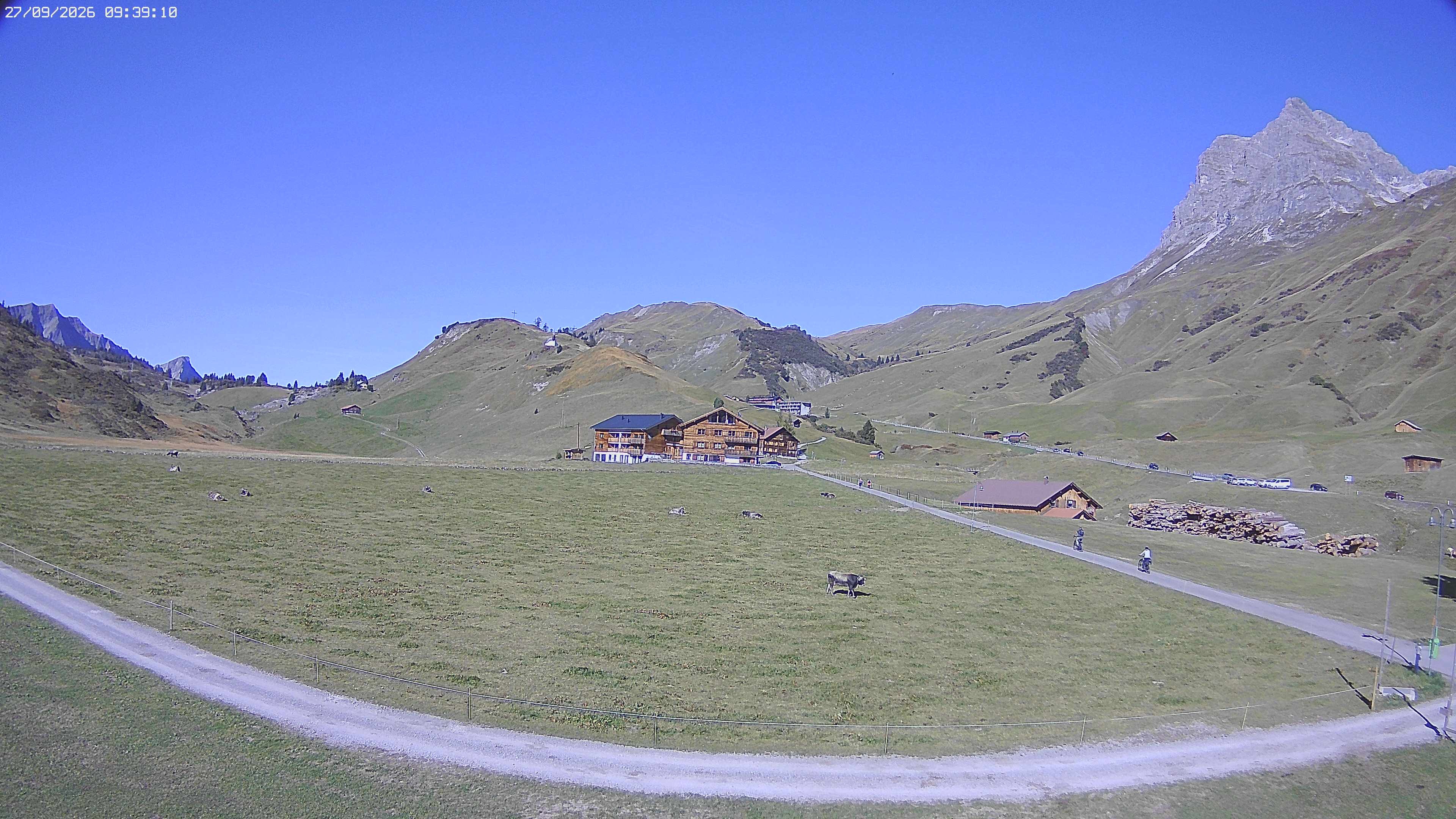 Archiv Foto Webcam Jägeralpe bei Warth