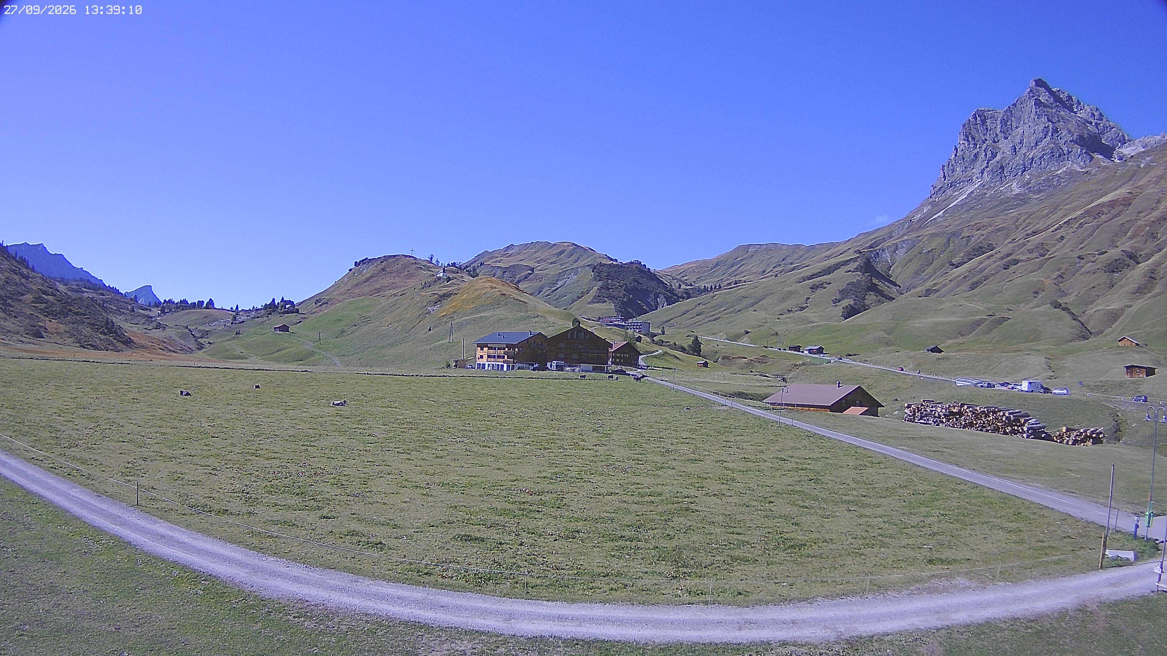 Archiv Foto Webcam Jägeralpe bei Warth