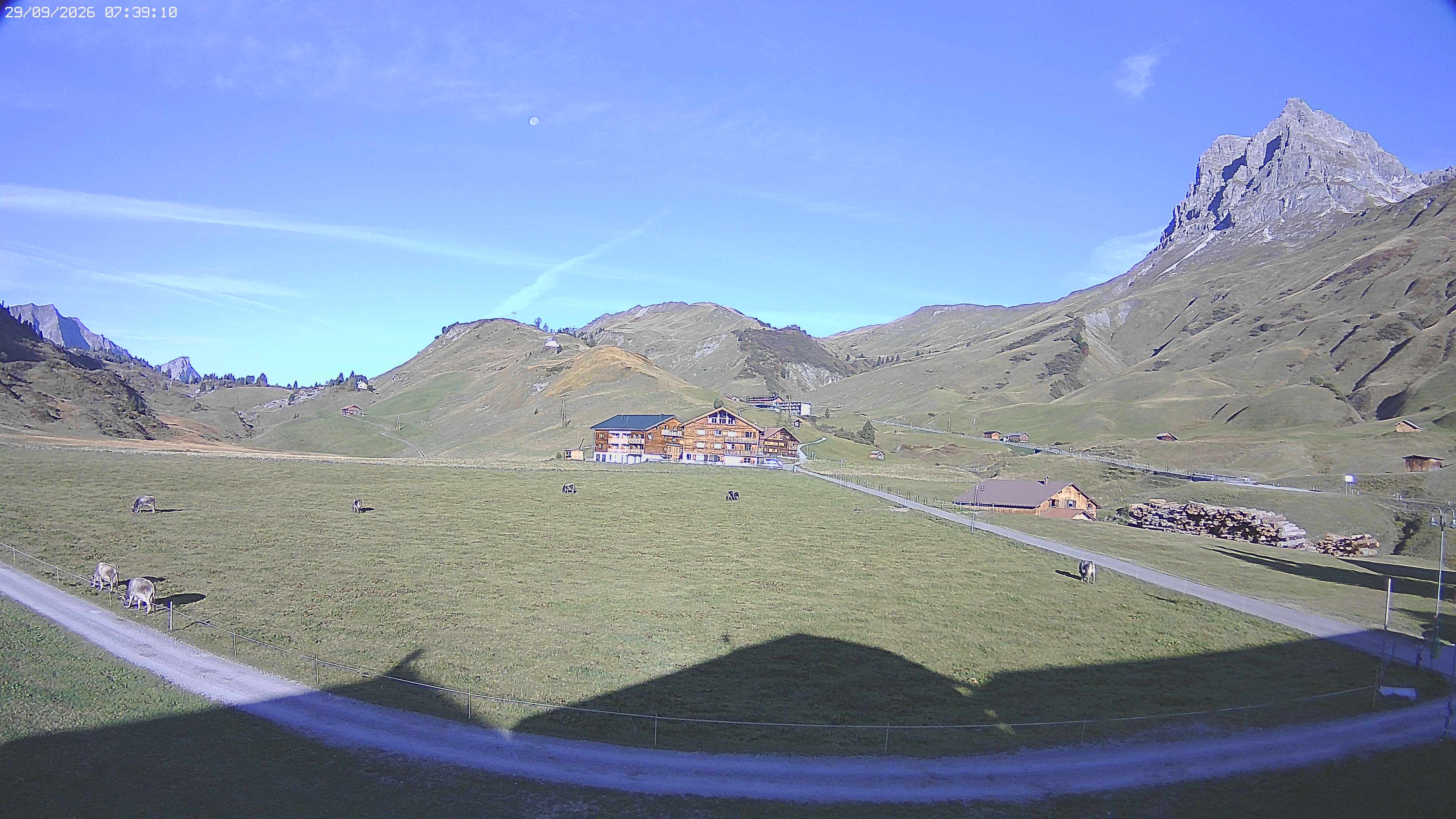 Archived image Webcam Jägeralpe near Warth