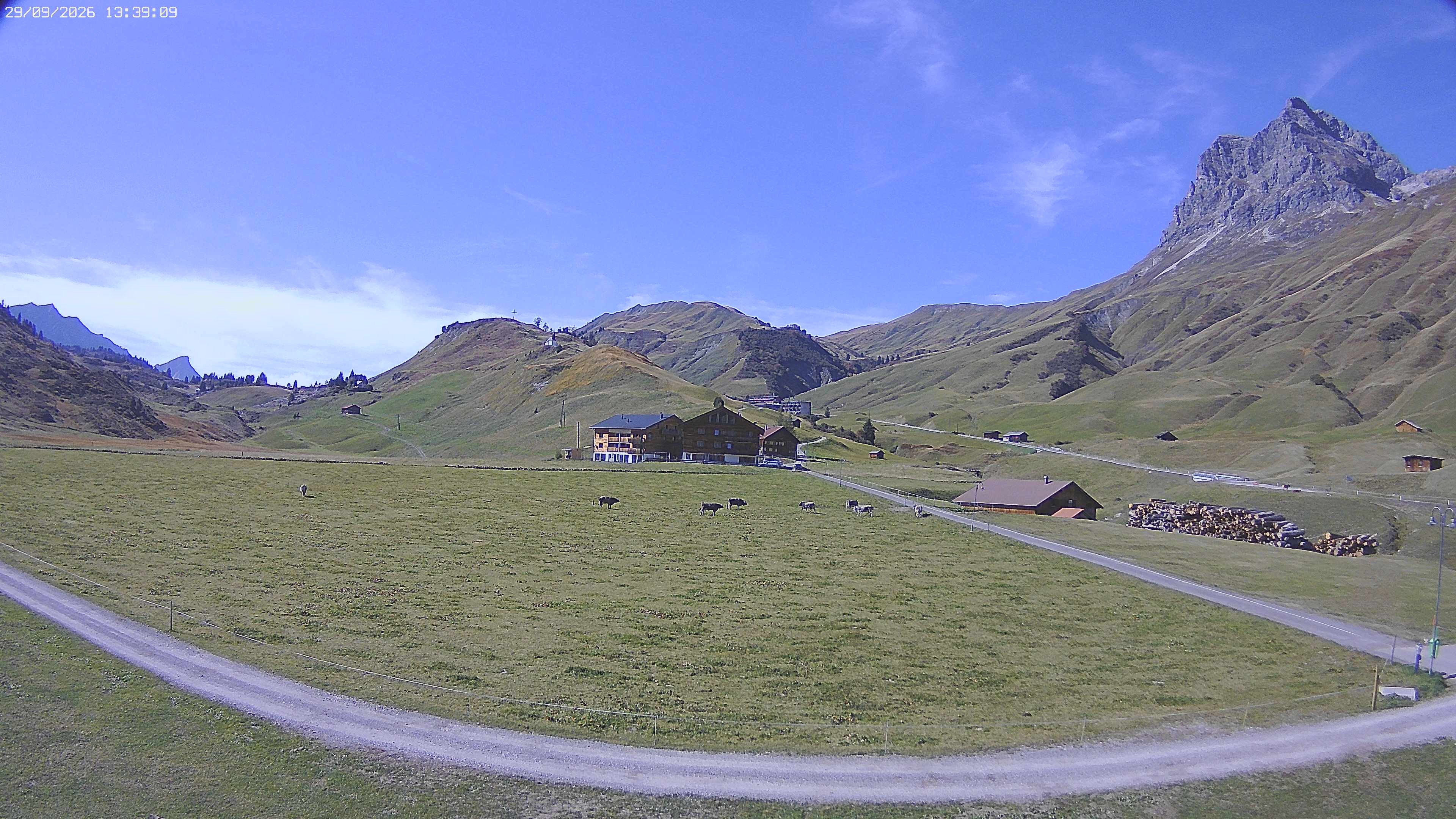 Archived image Webcam Jägeralpe near Warth