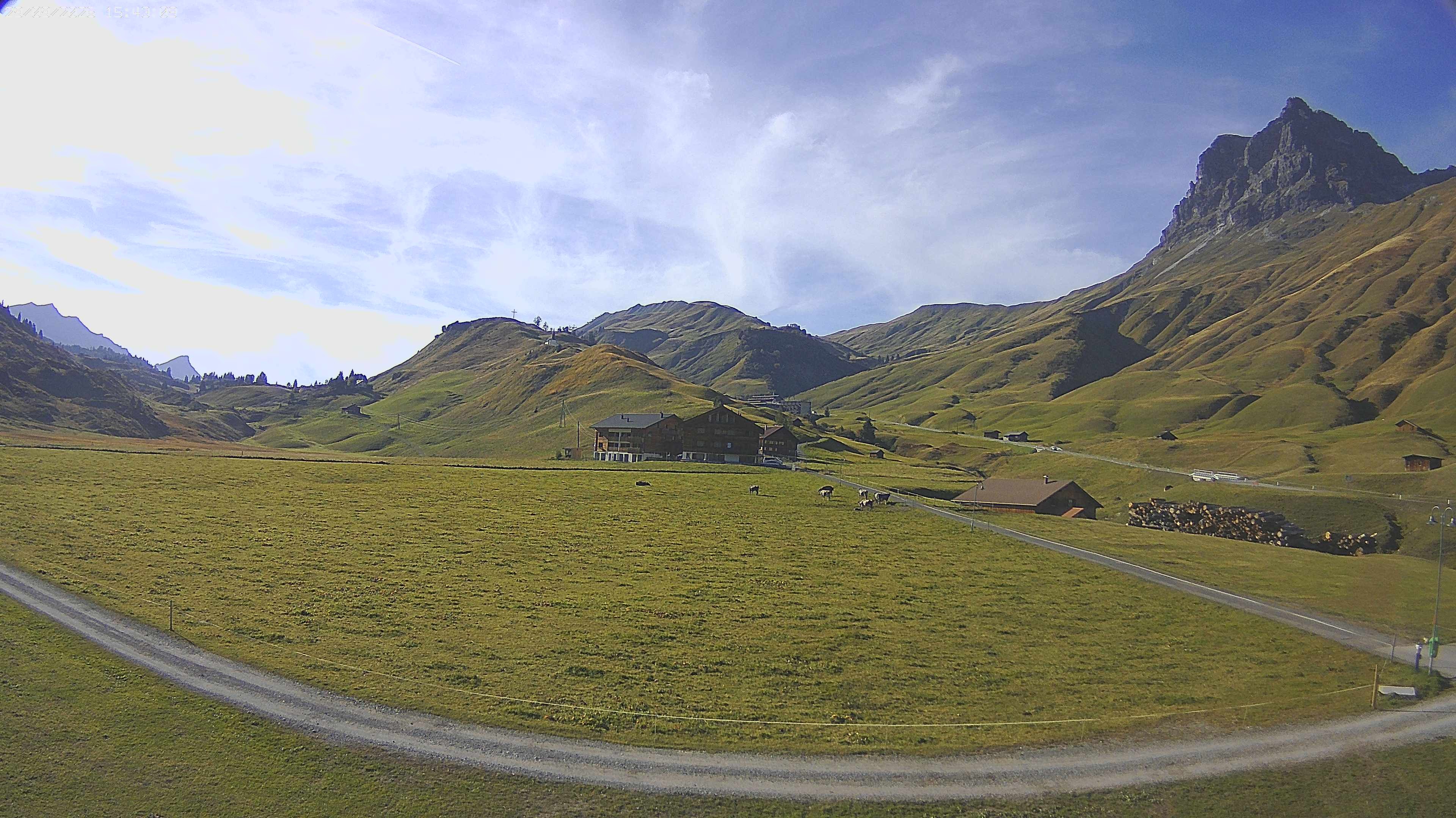 Archived image Webcam Jägeralpe near Warth