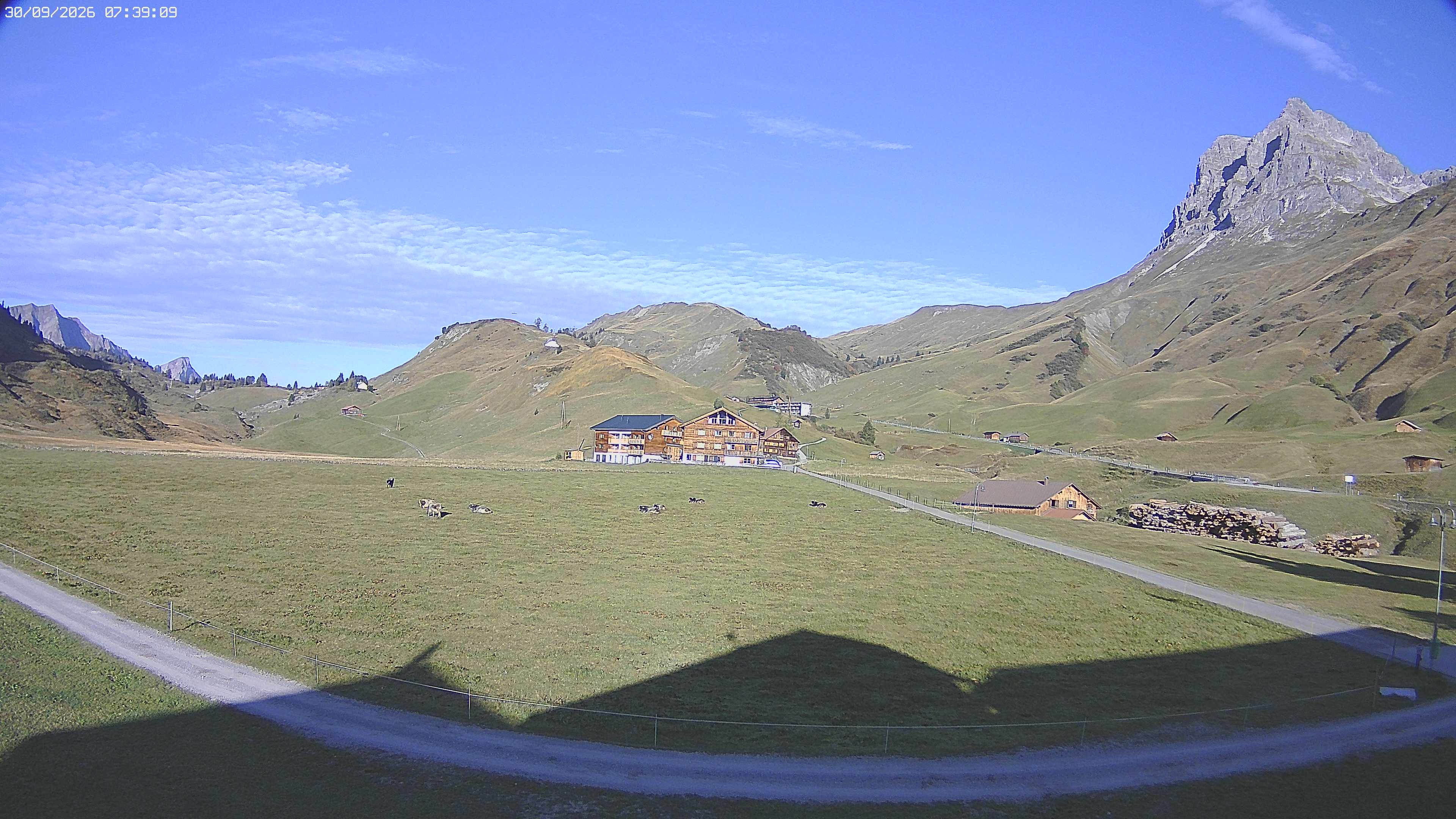 Archiv Foto Webcam Jägeralpe bei Warth