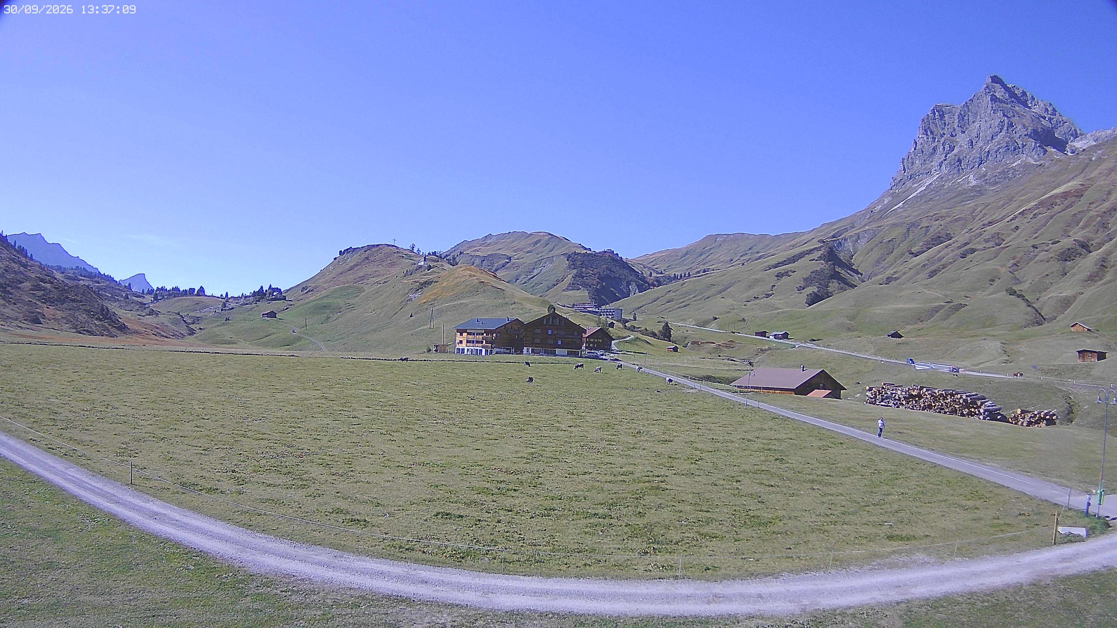 Archiv Foto Webcam Jägeralpe bei Warth