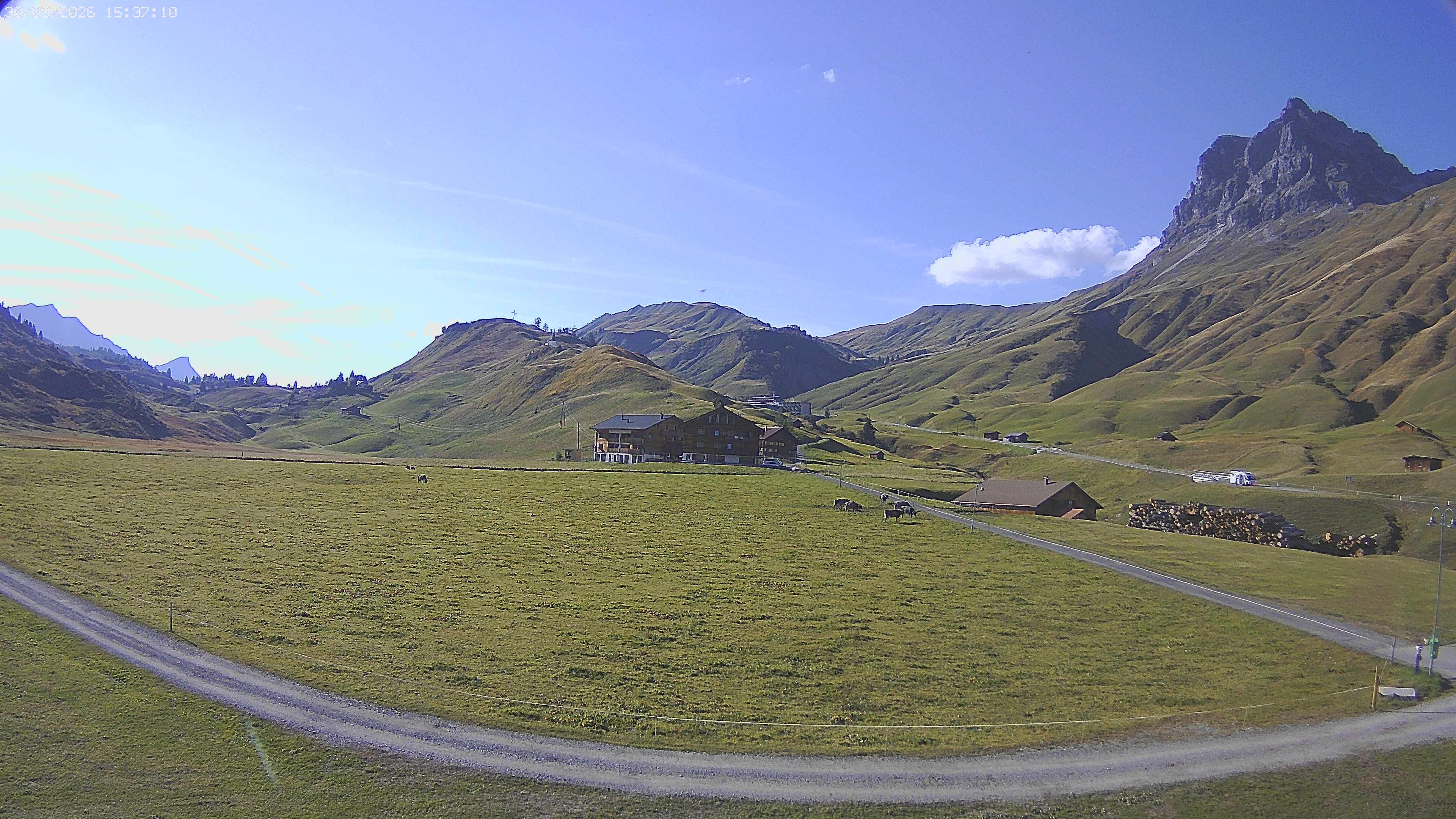 Archiv Foto Webcam Jägeralpe bei Warth