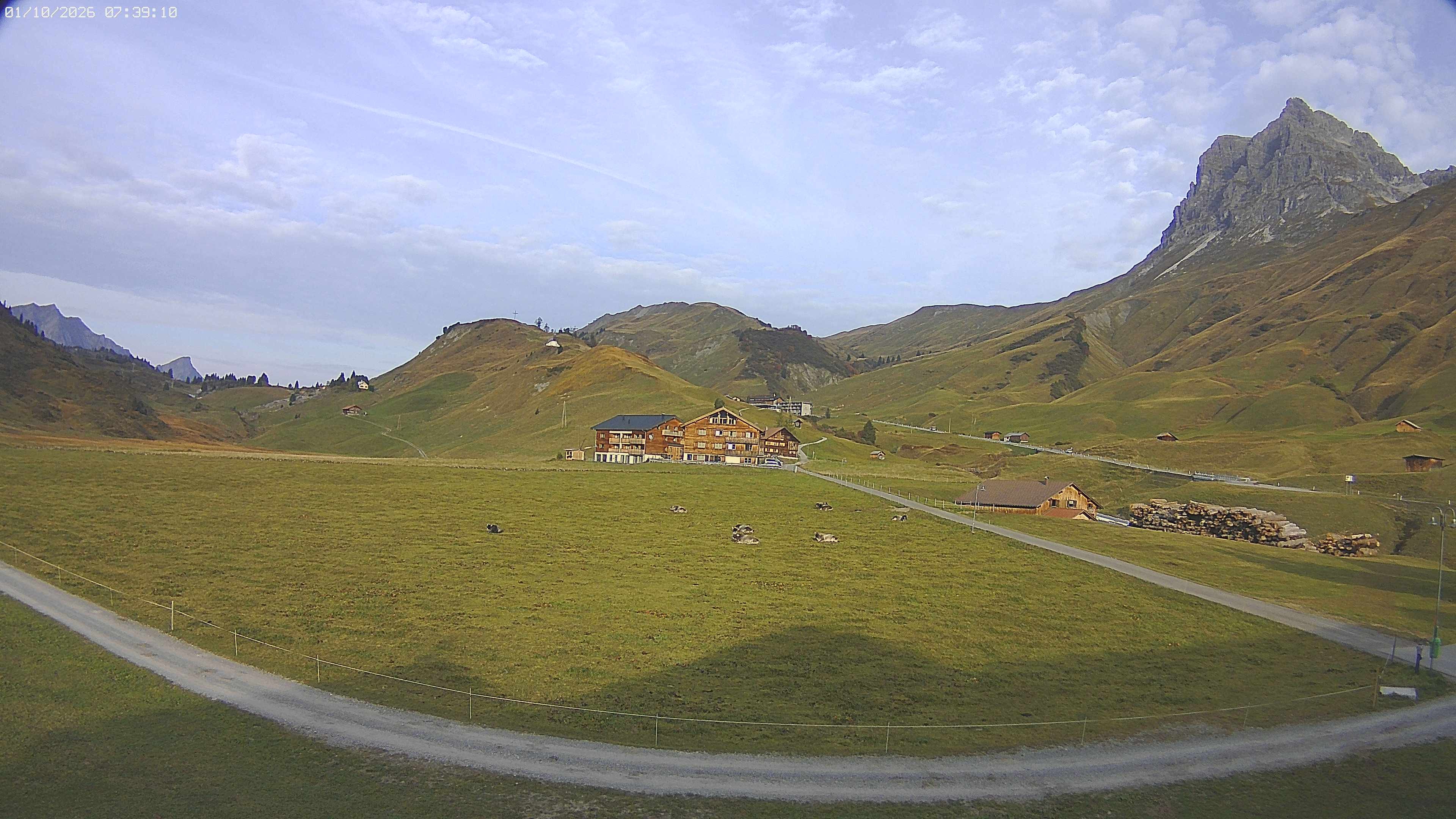 Archiv Foto Webcam Jägeralpe bei Warth