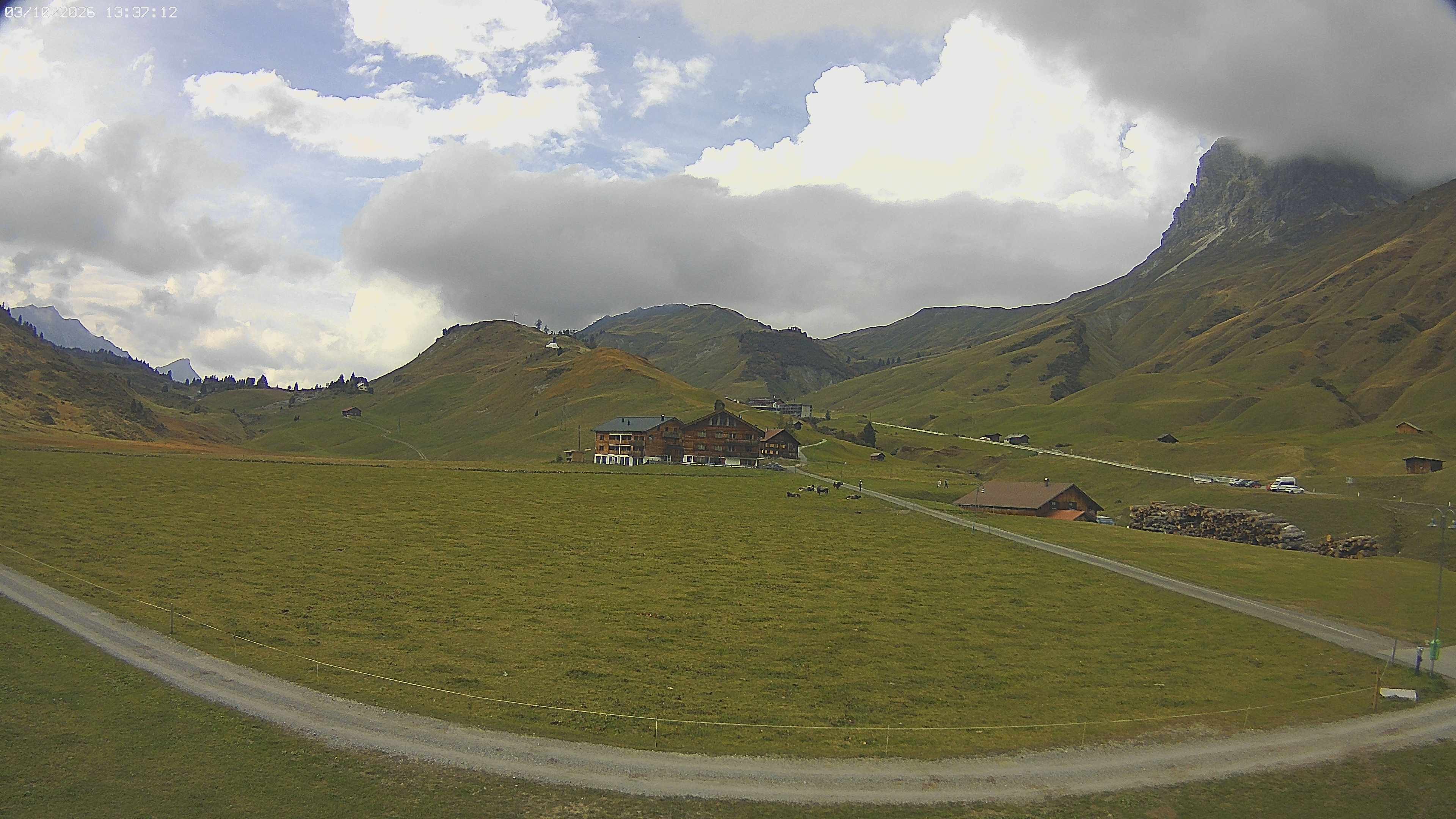 Archived image Webcam Jägeralpe near Warth