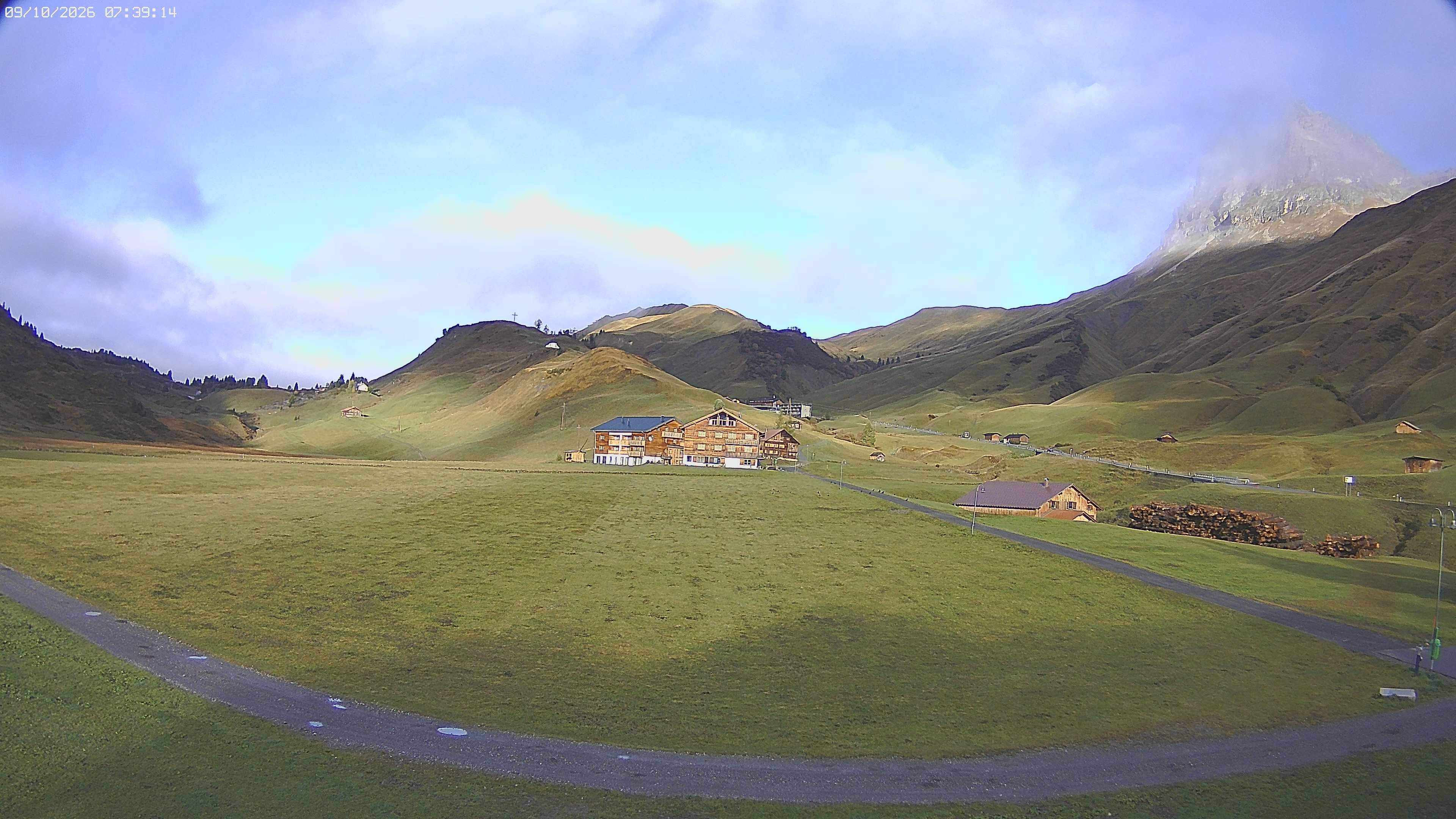 Archived image Webcam Jägeralpe near Warth
