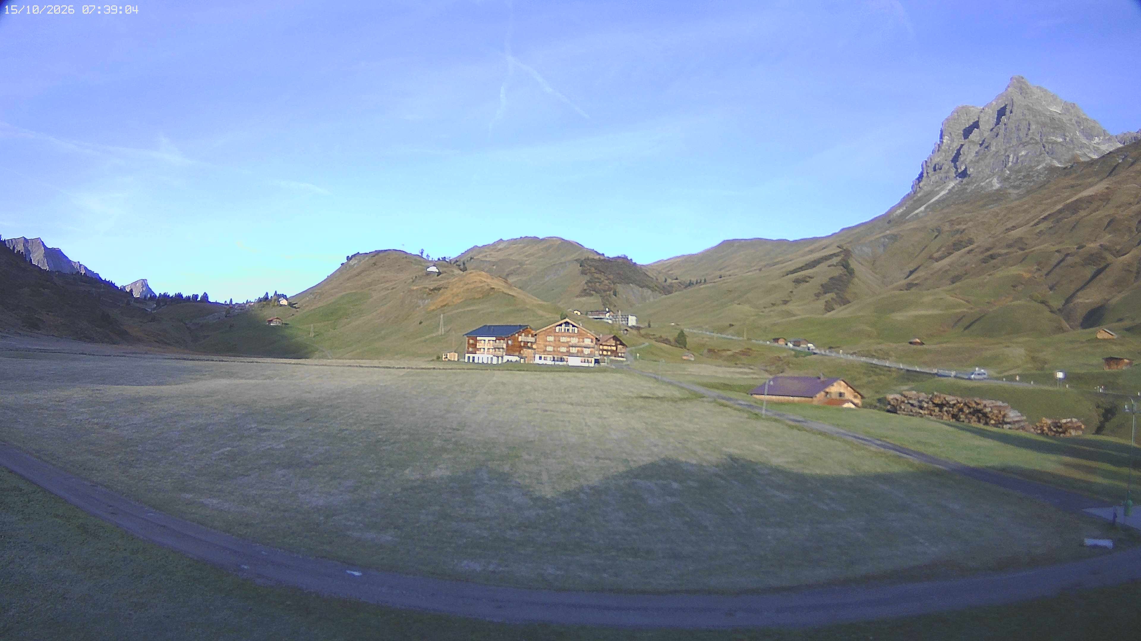 Archiv Foto Webcam Jägeralpe bei Warth