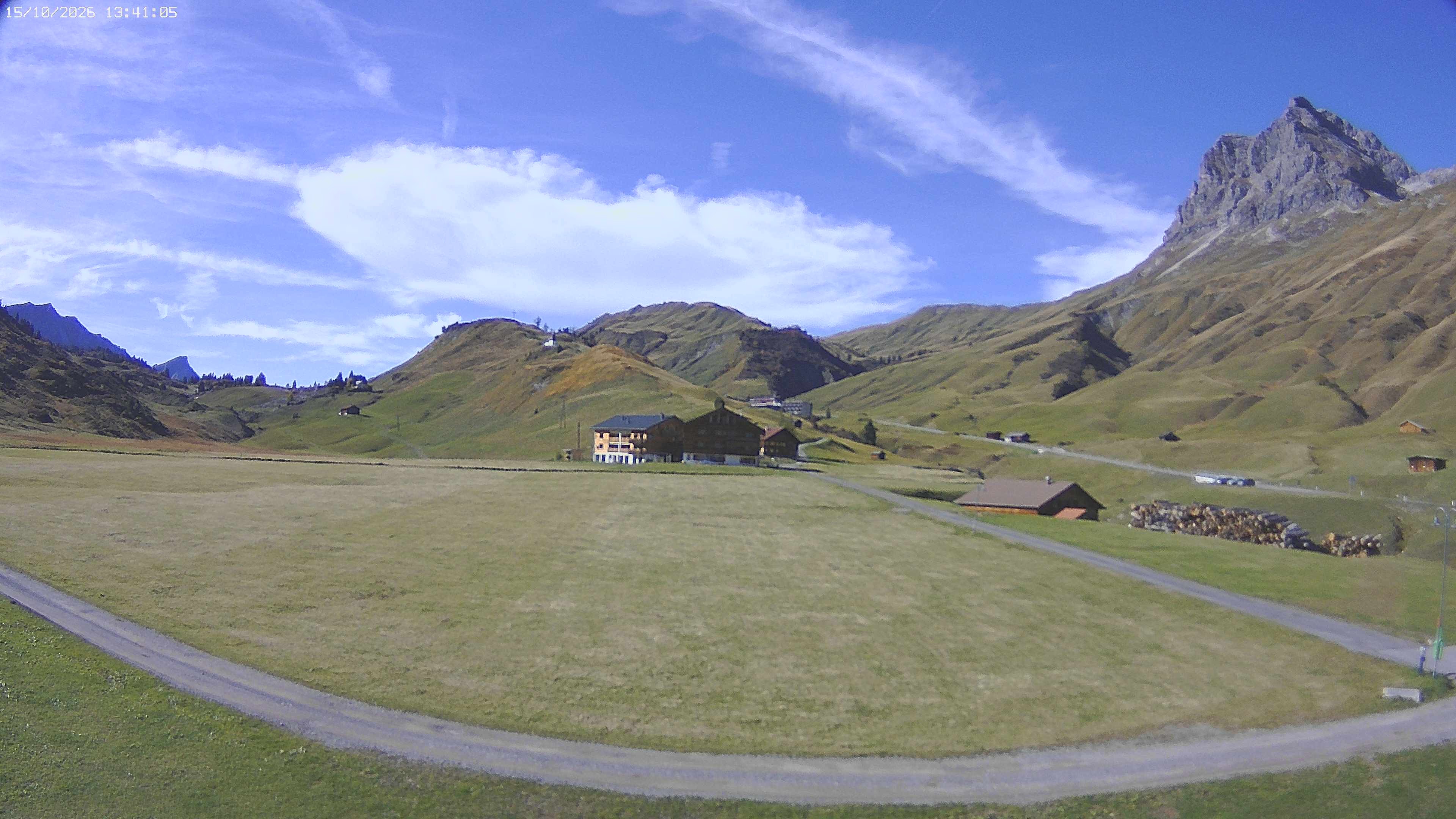 Archiv Foto Webcam Jägeralpe bei Warth
