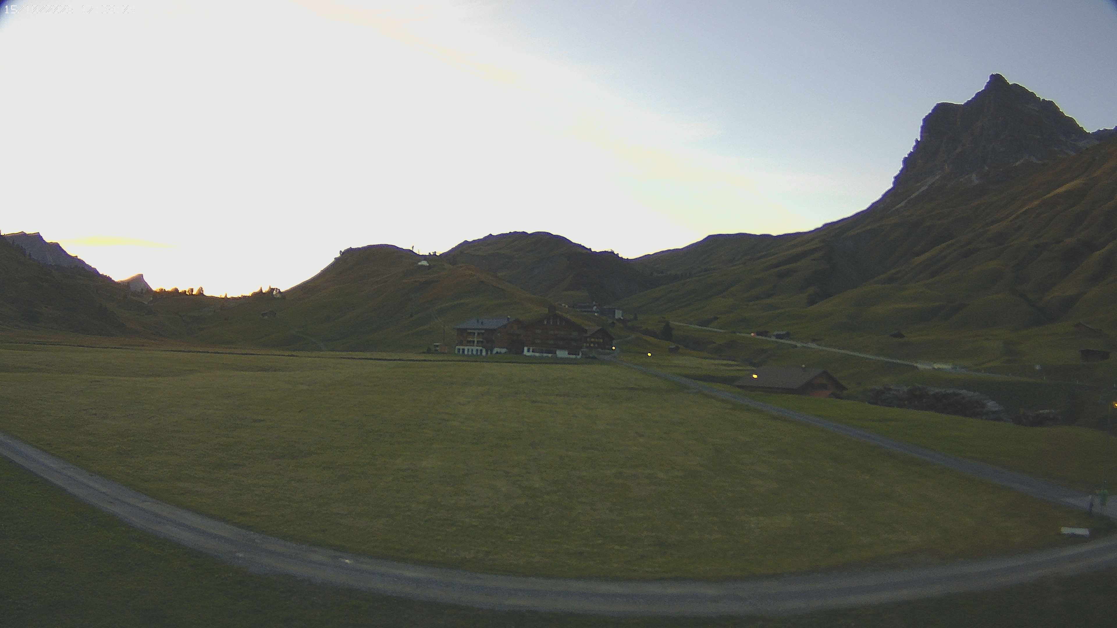 Archiv Foto Webcam Jägeralpe bei Warth