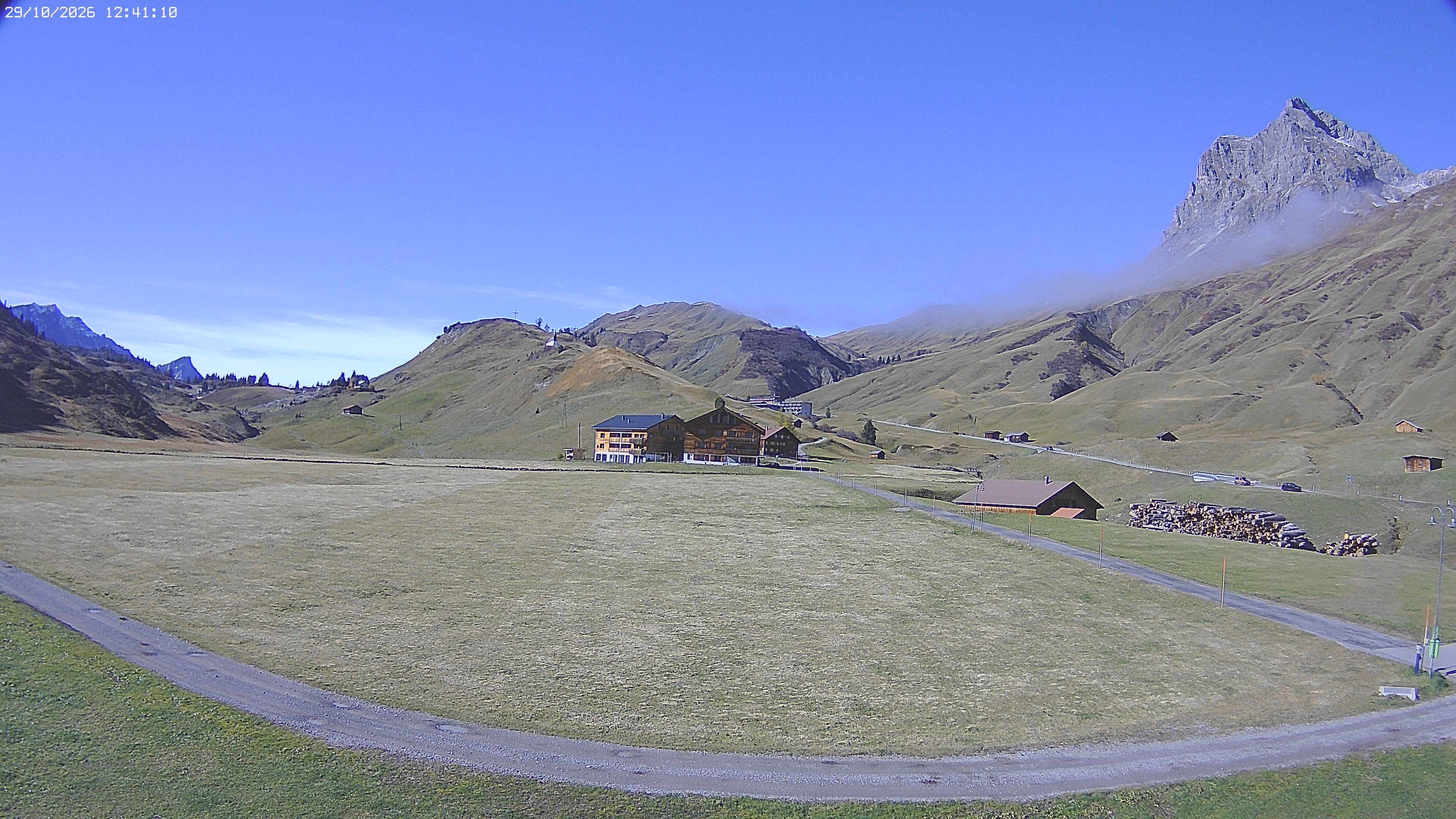 Archiv Foto Webcam Jägeralpe bei Warth