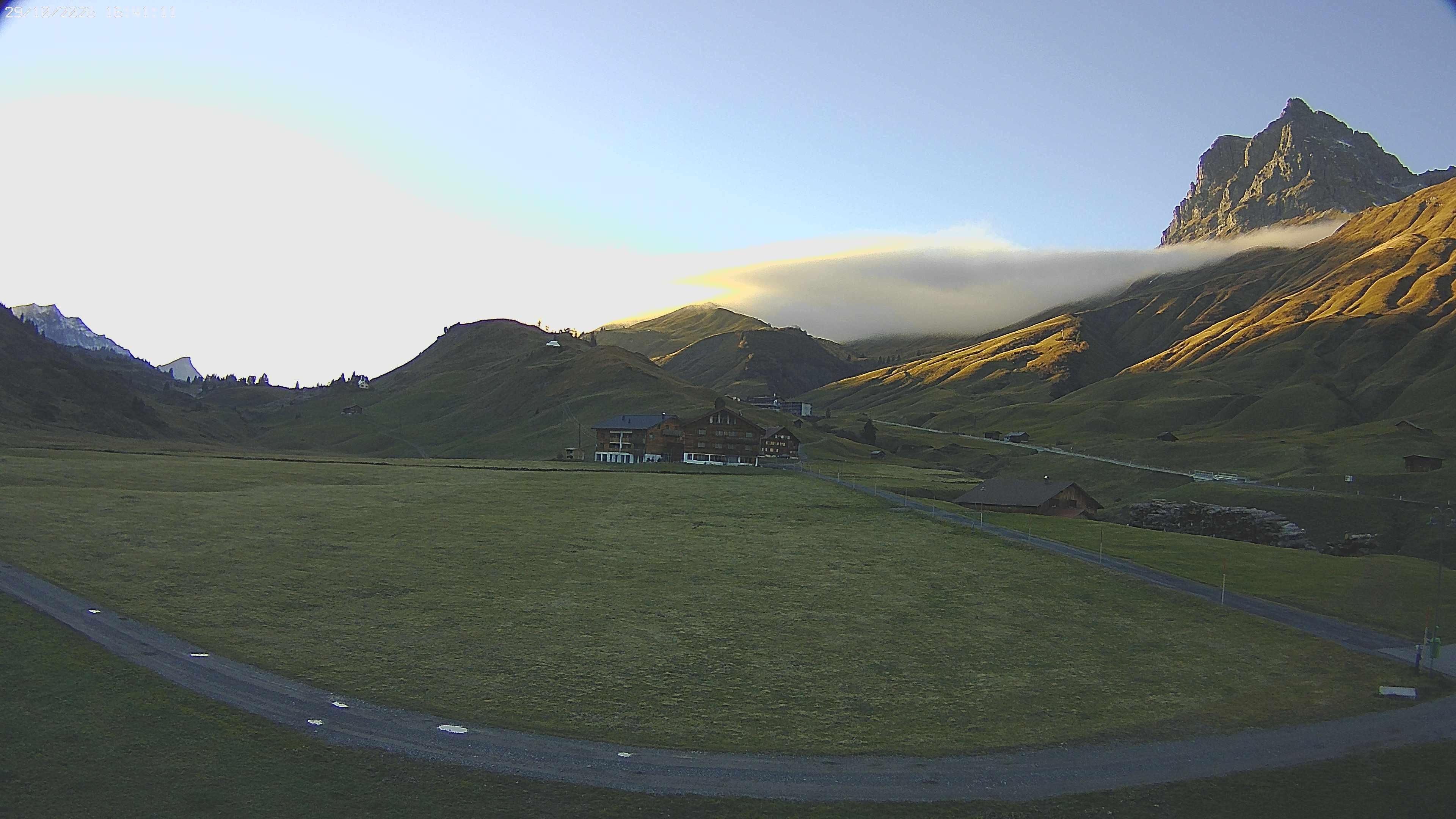 Archiv Foto Webcam Jägeralpe bei Warth