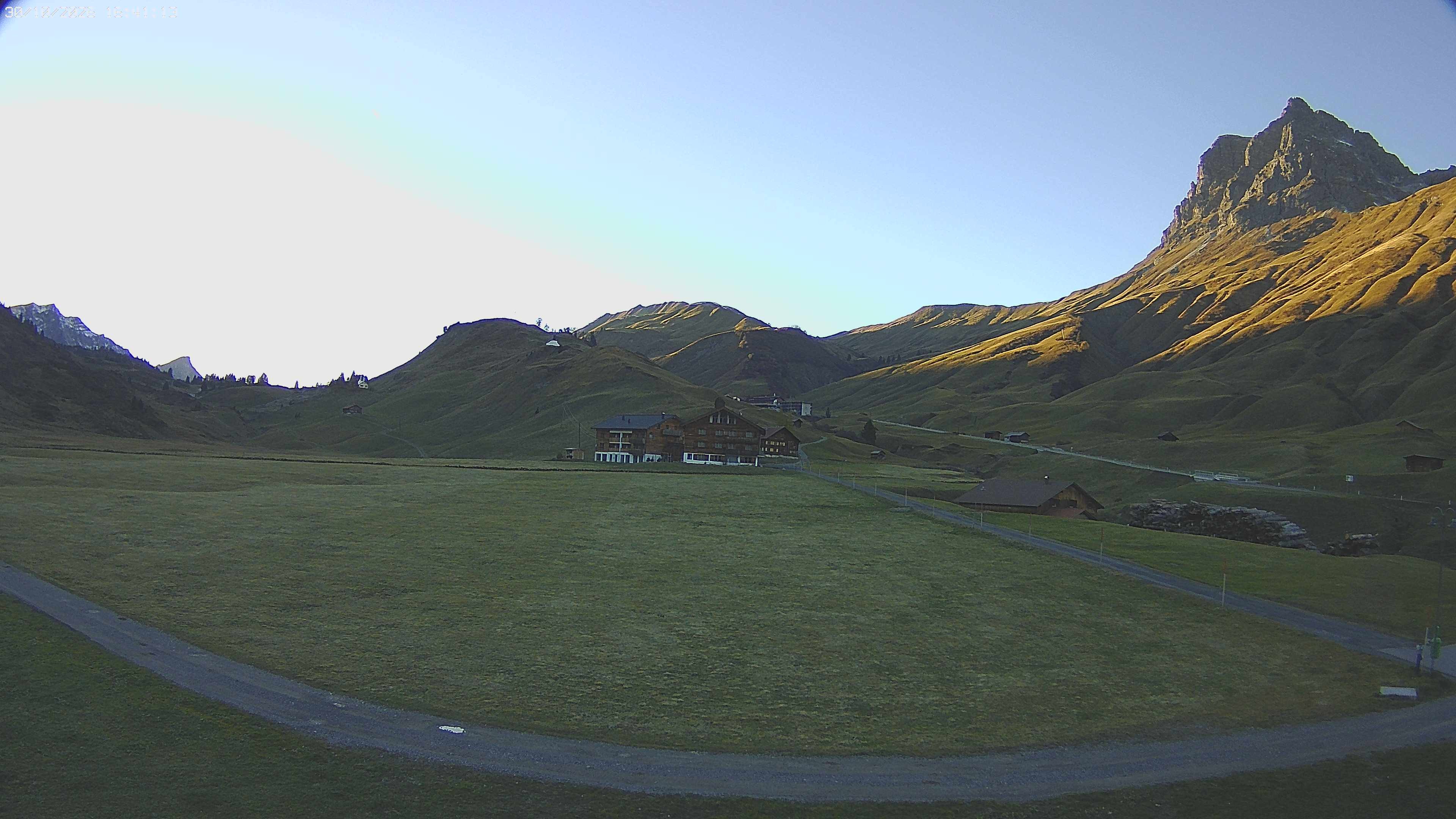 Archiv Foto Webcam Jägeralpe bei Warth