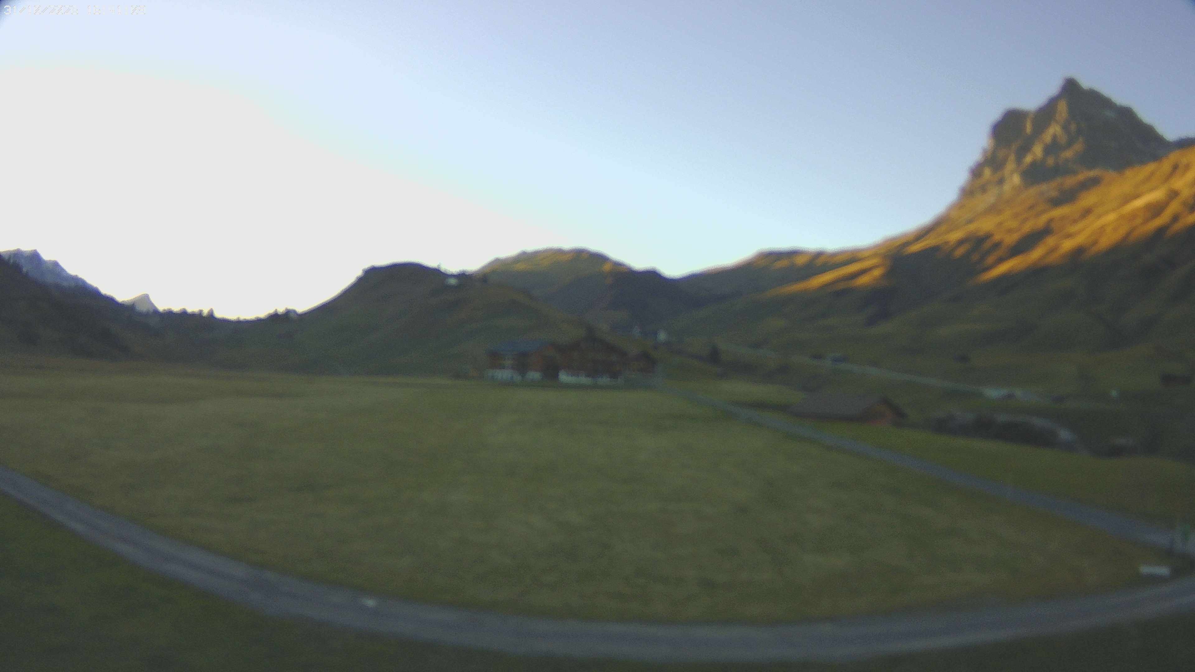 Archiv Foto Webcam Jägeralpe bei Warth