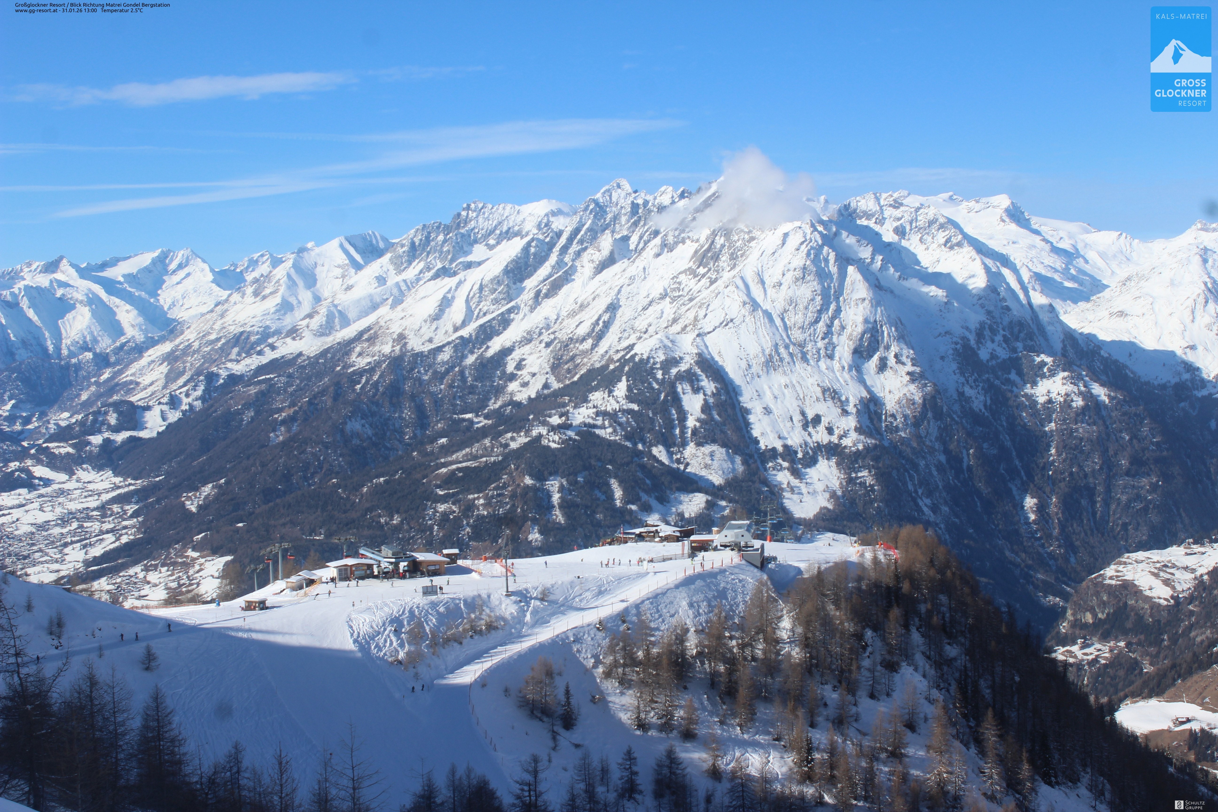Archiv Foto Webcam Goldried-Gondelbahn Bergstation