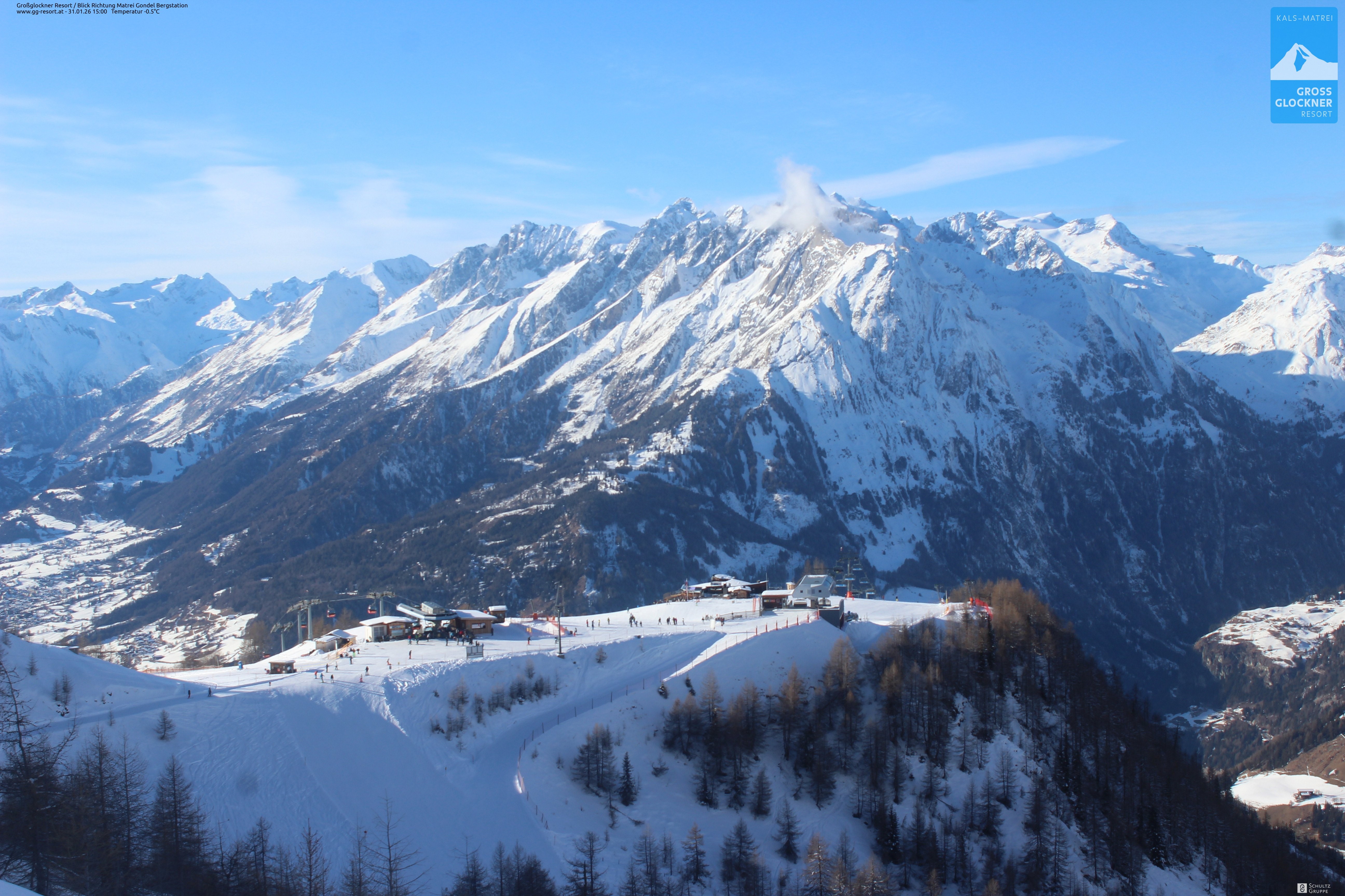 Archiv Foto Webcam Goldried-Gondelbahn Bergstation