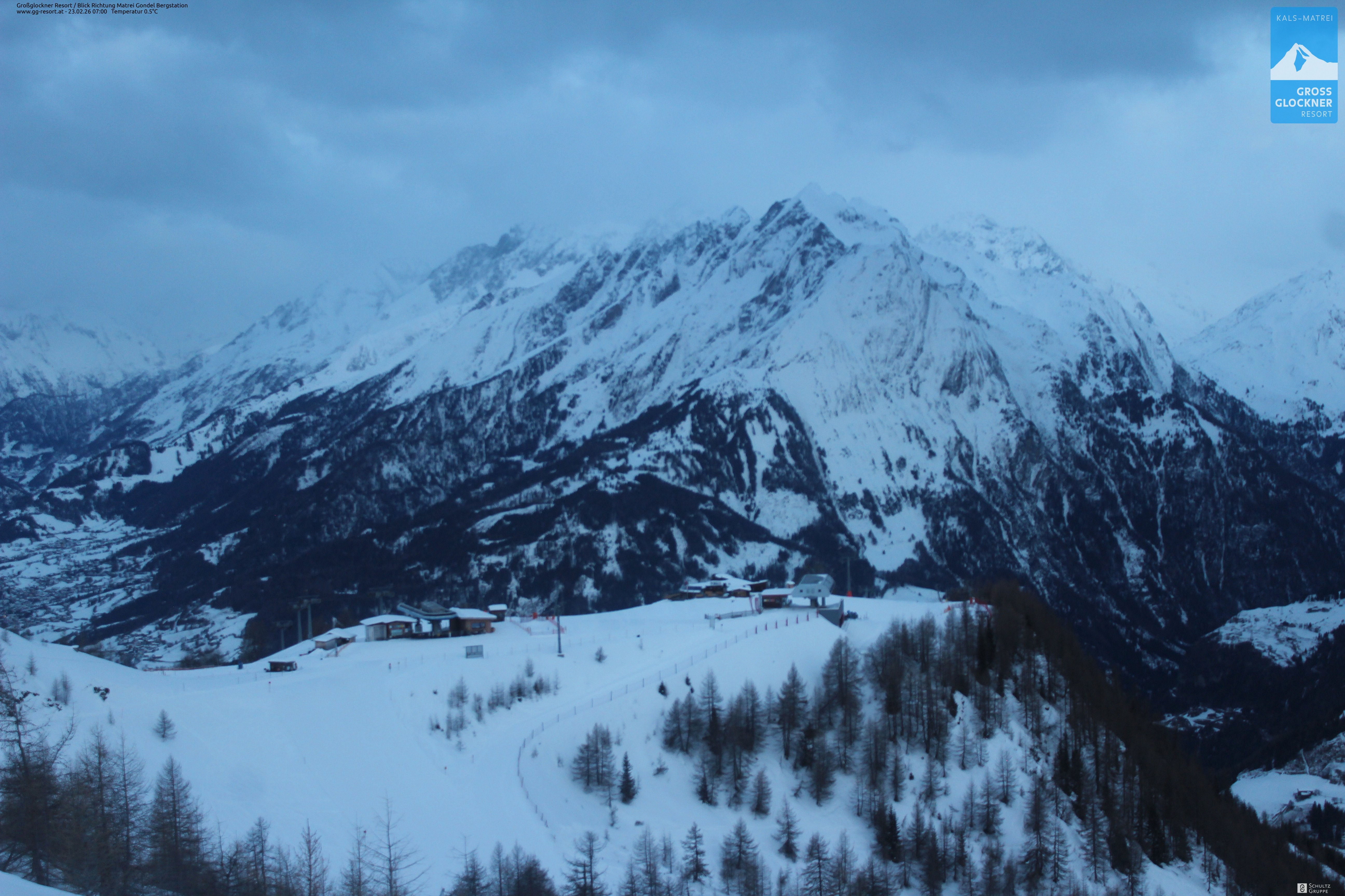 Archiv Foto Webcam Goldried-Gondelbahn Bergstation