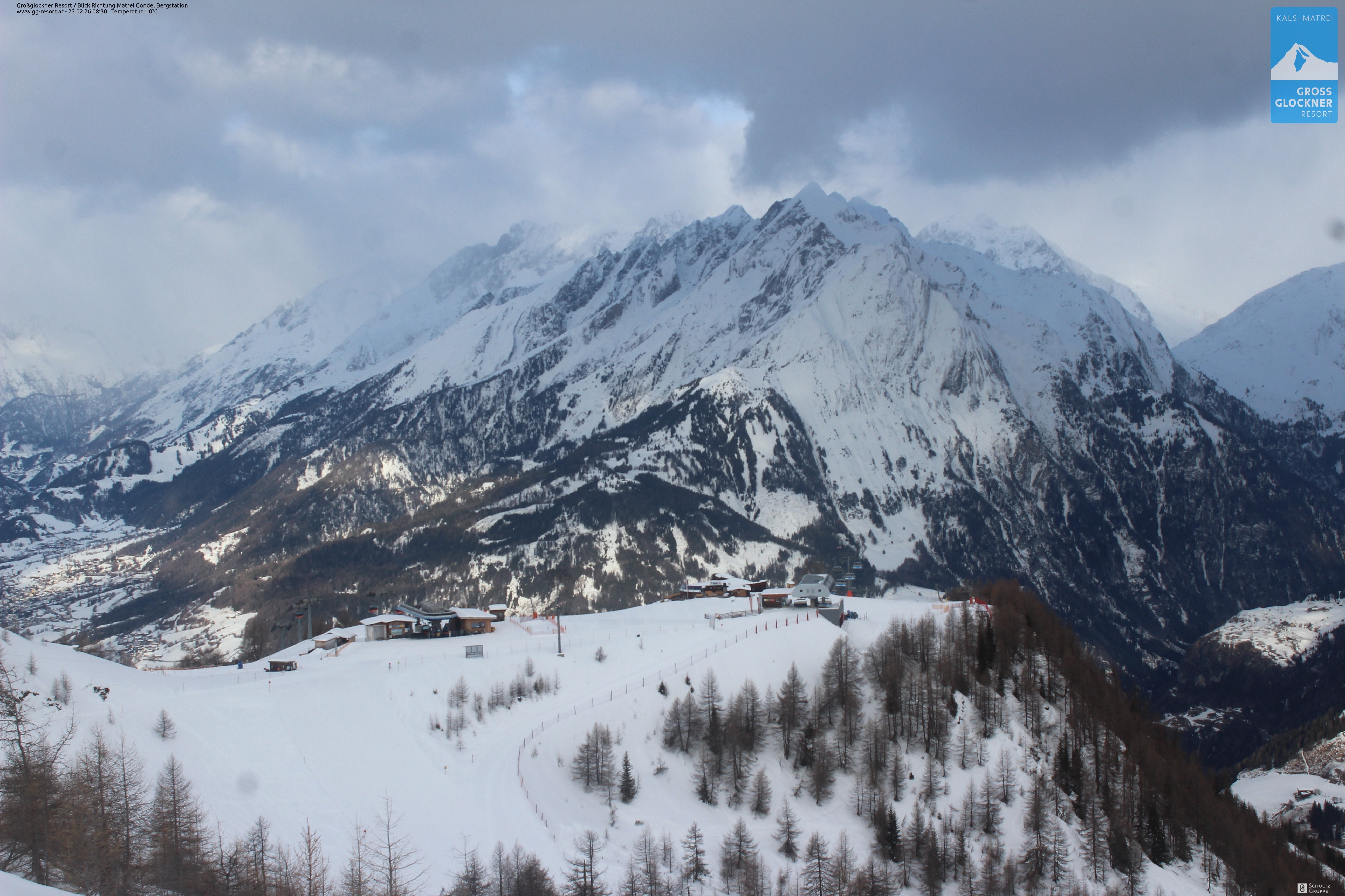 Archiv Foto Webcam Goldried-Gondelbahn Bergstation