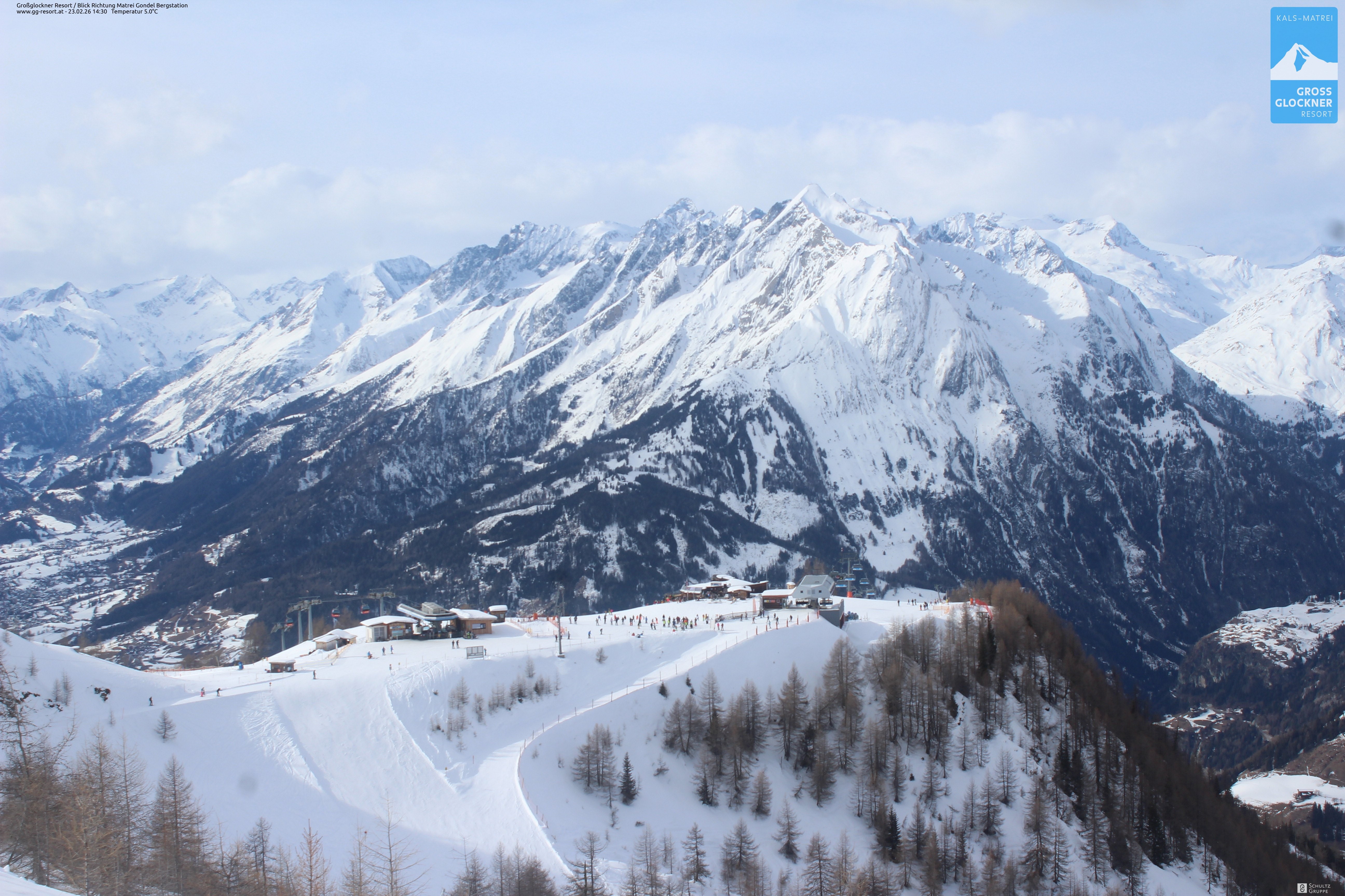 Archiv Foto Webcam Goldried-Gondelbahn Bergstation