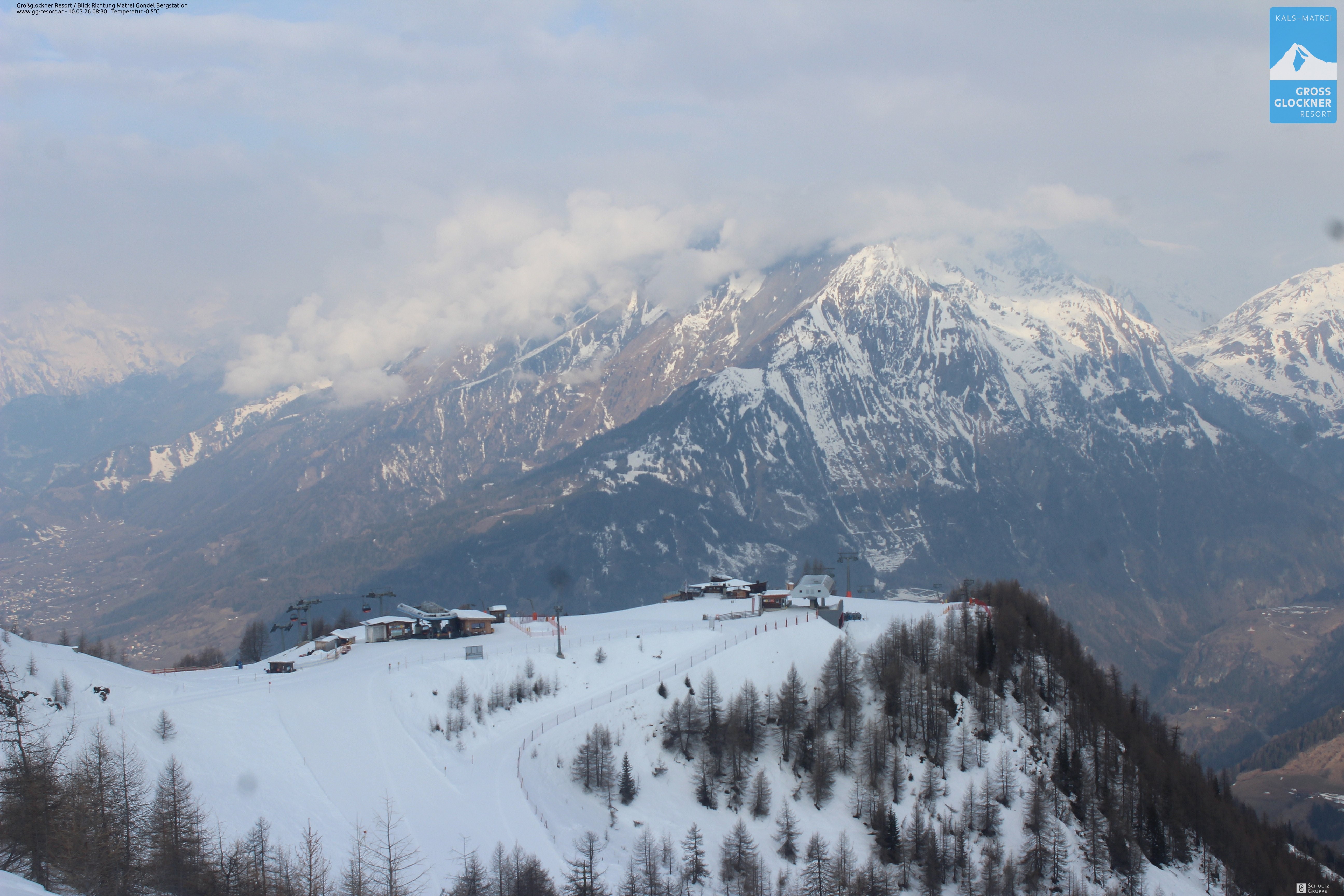 Archiv Foto Webcam Goldried-Gondelbahn Bergstation