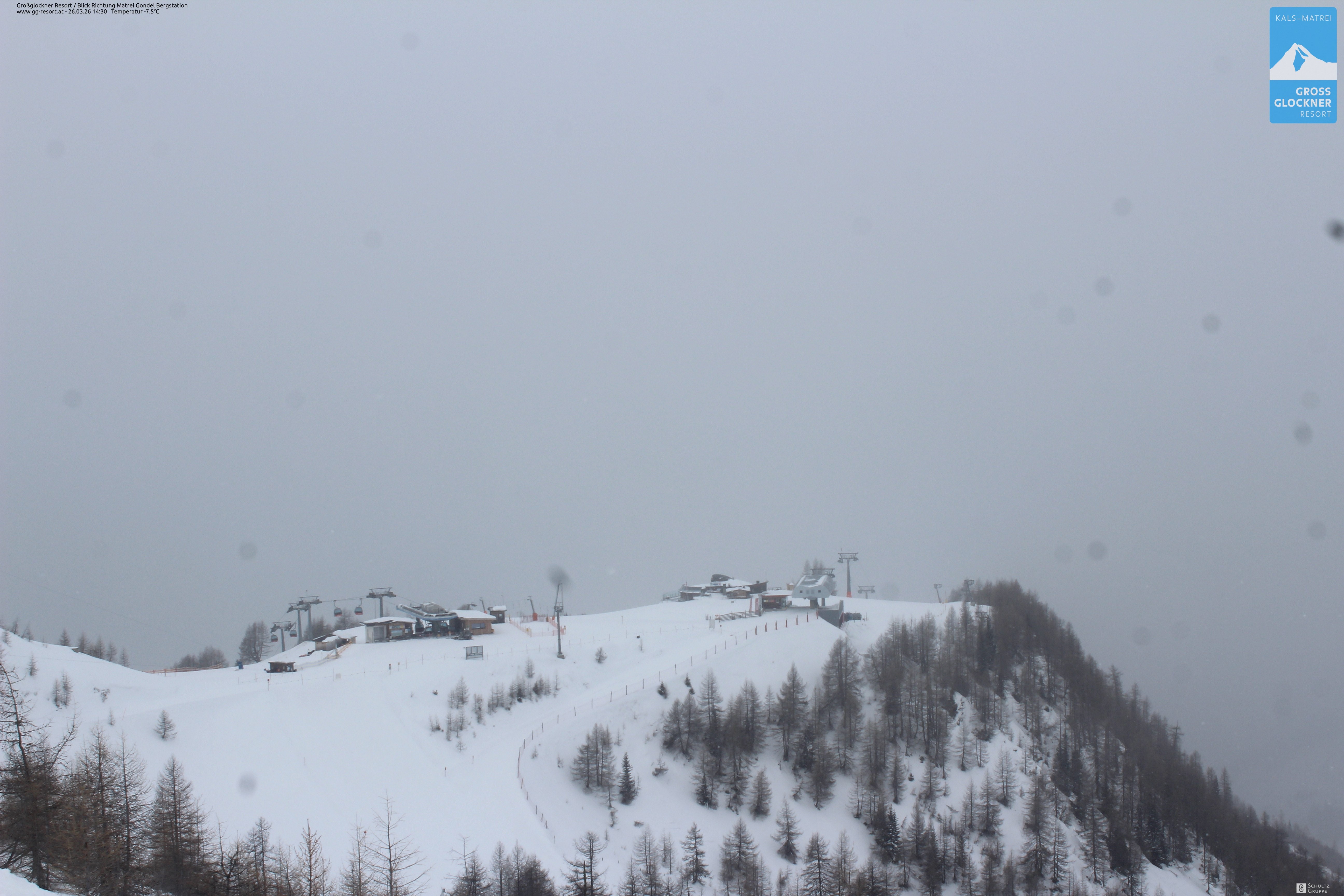 Archived image Webcam Goldried gondola top station
