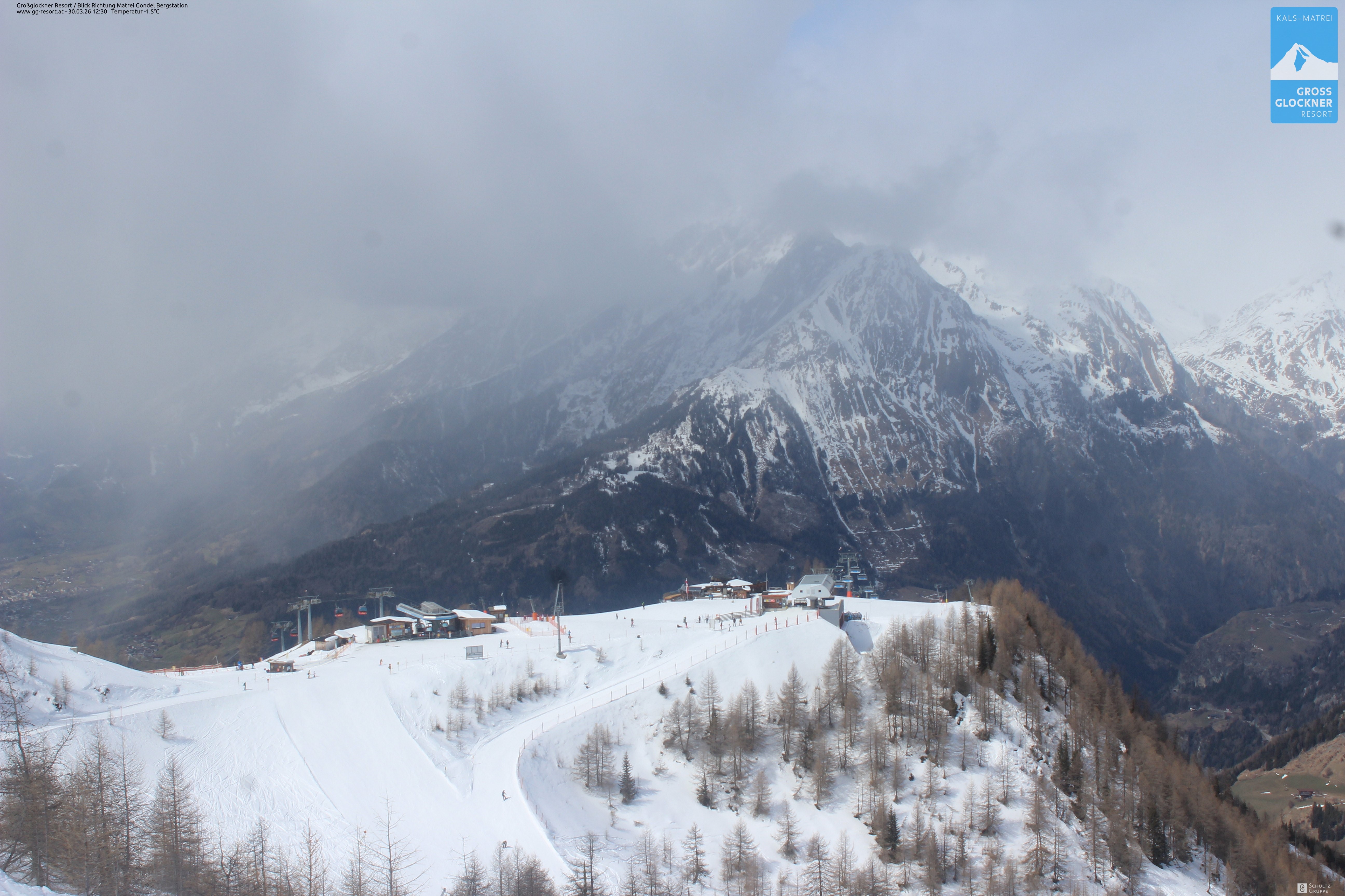 Archiv Foto Webcam Goldried-Gondelbahn Bergstation