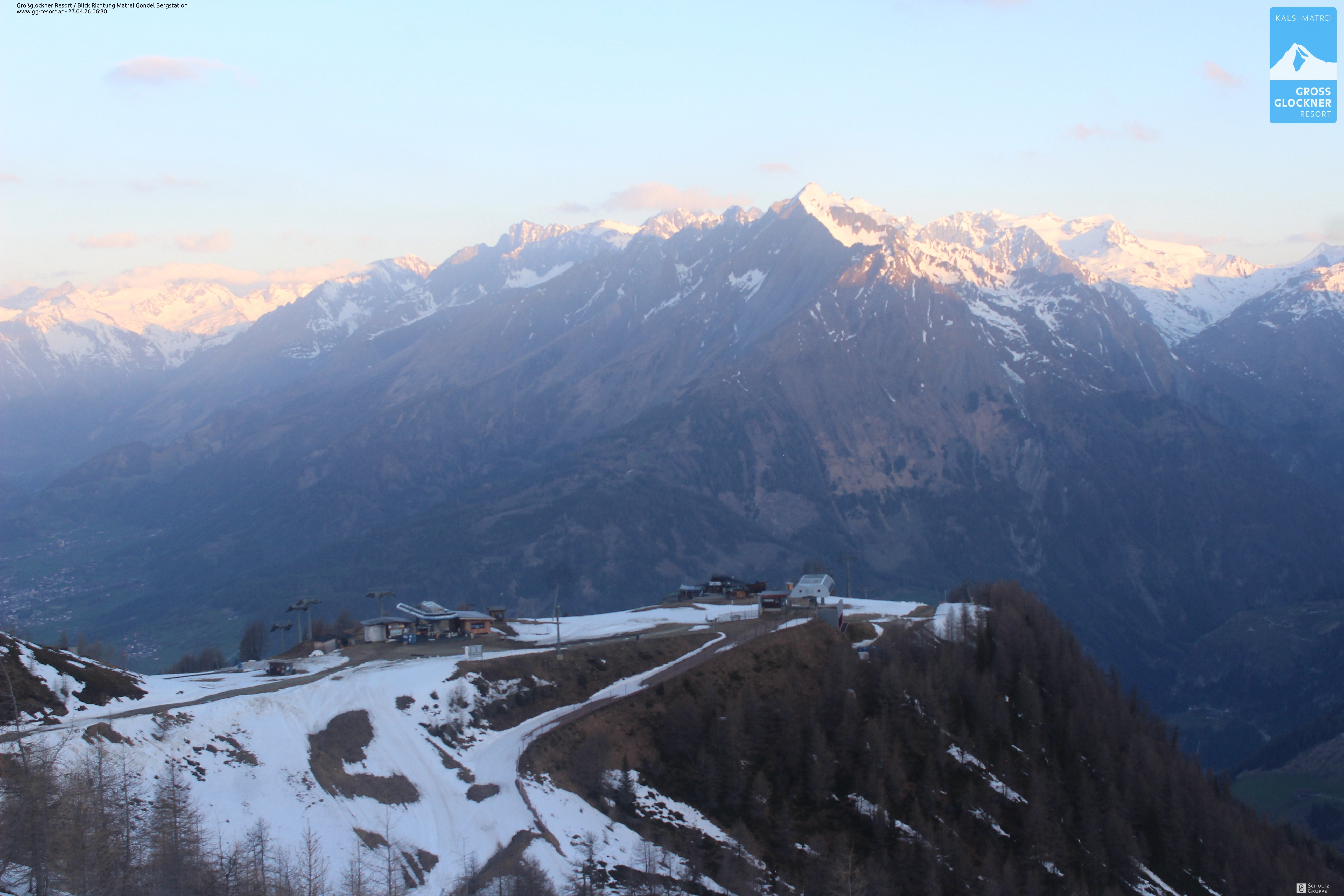 Archiv Foto Webcam Goldried-Gondelbahn Bergstation