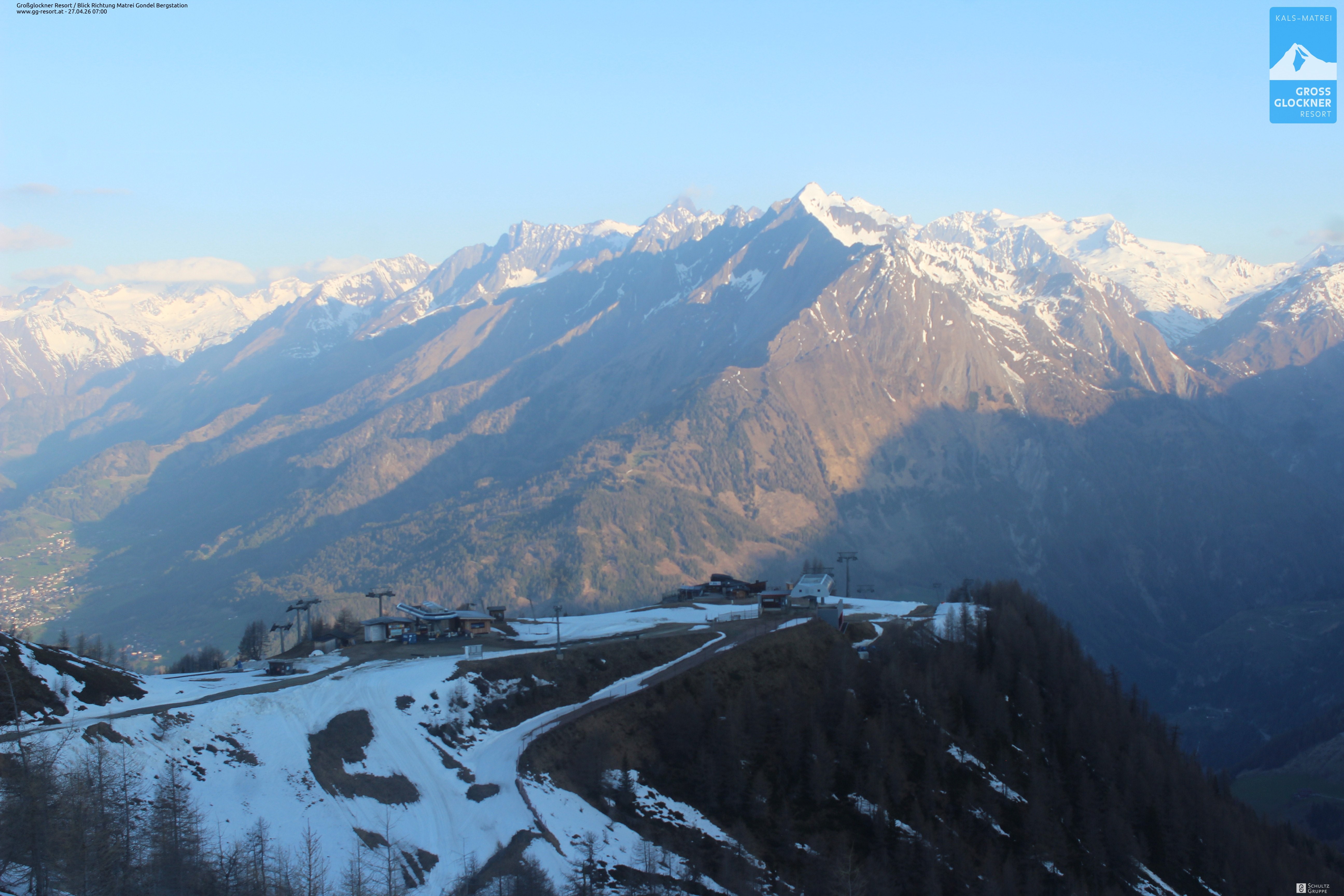 Archiv Foto Webcam Goldried-Gondelbahn Bergstation