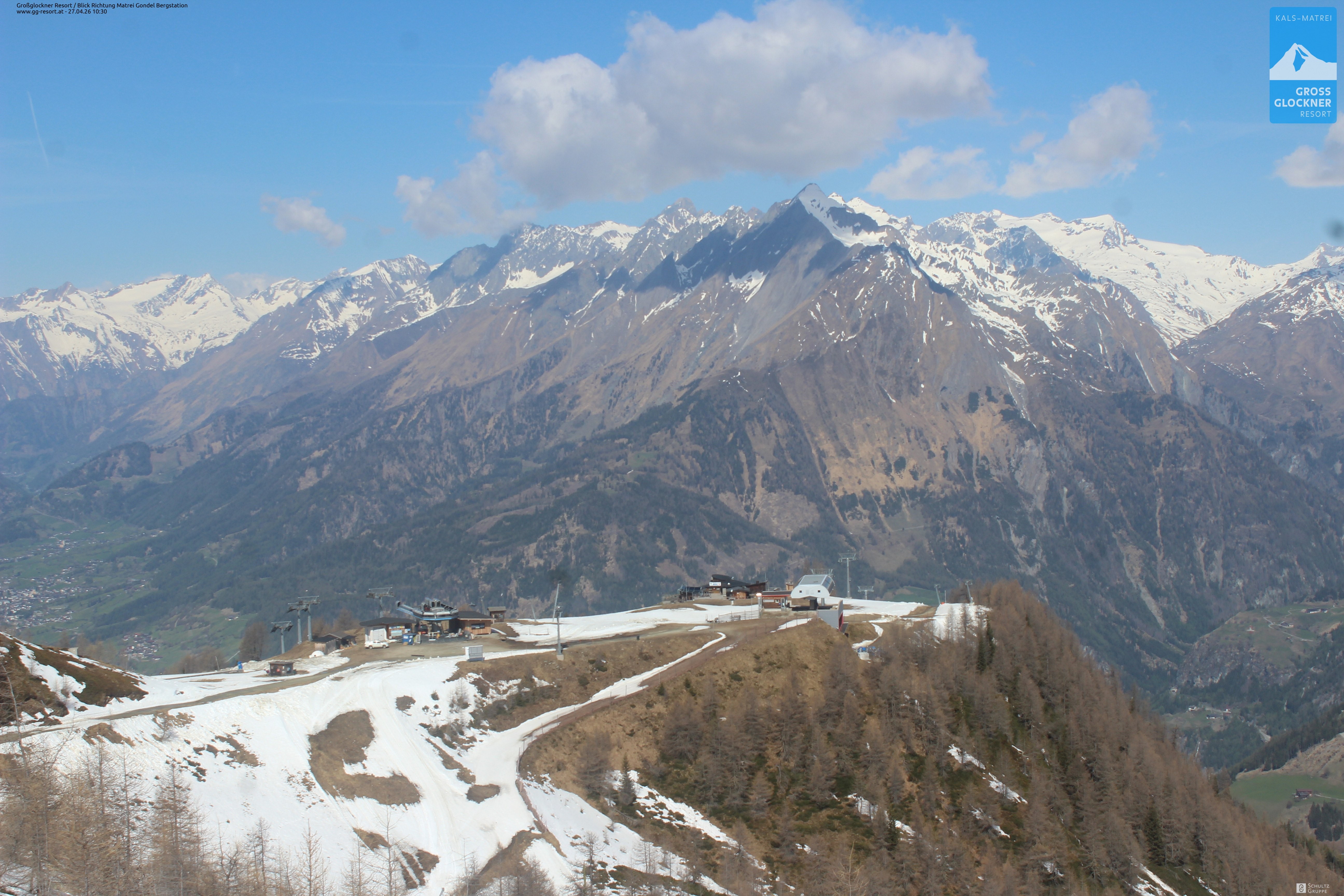Archiv Foto Webcam Goldried-Gondelbahn Bergstation