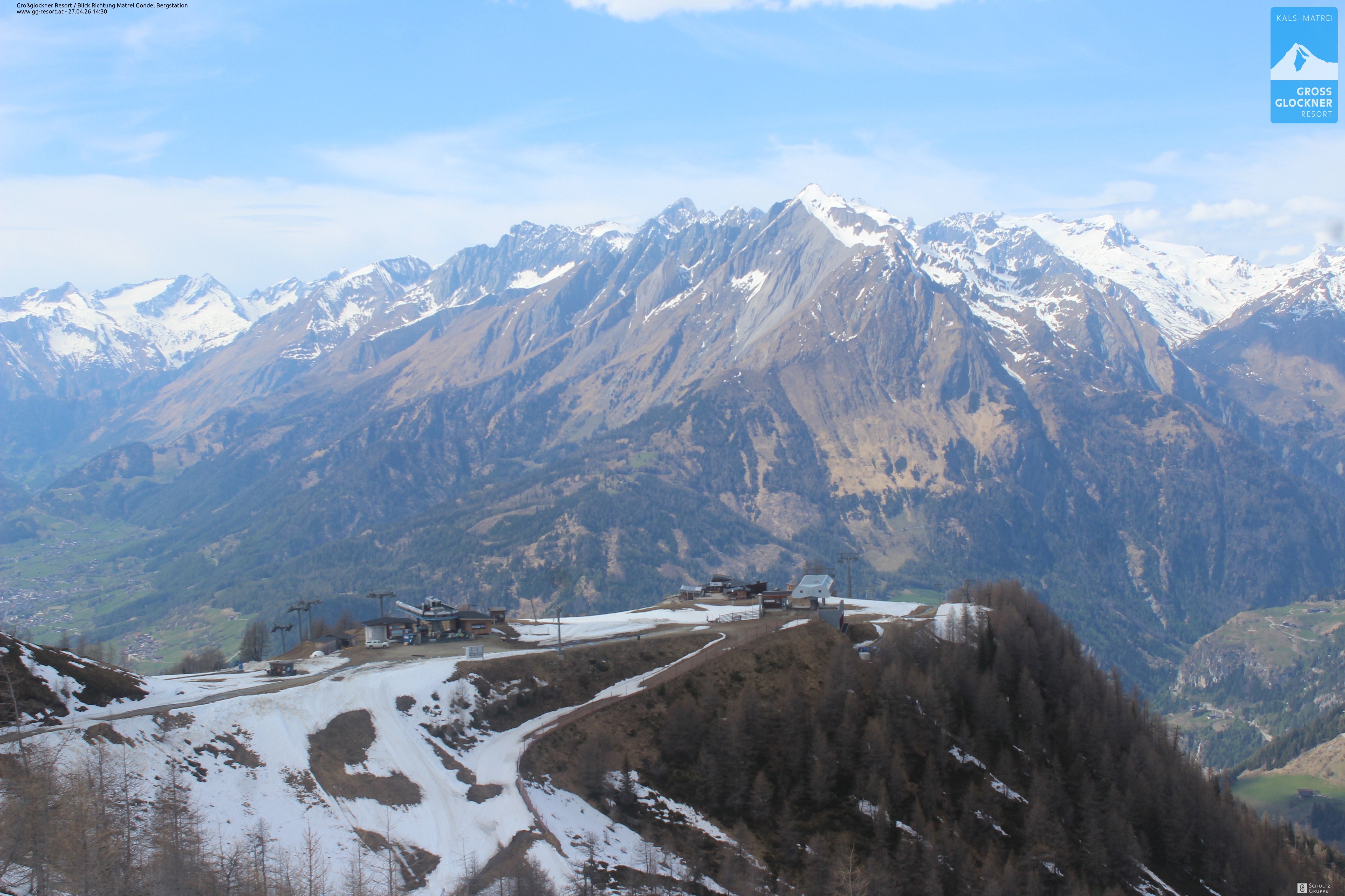 Archiv Foto Webcam Goldried-Gondelbahn Bergstation