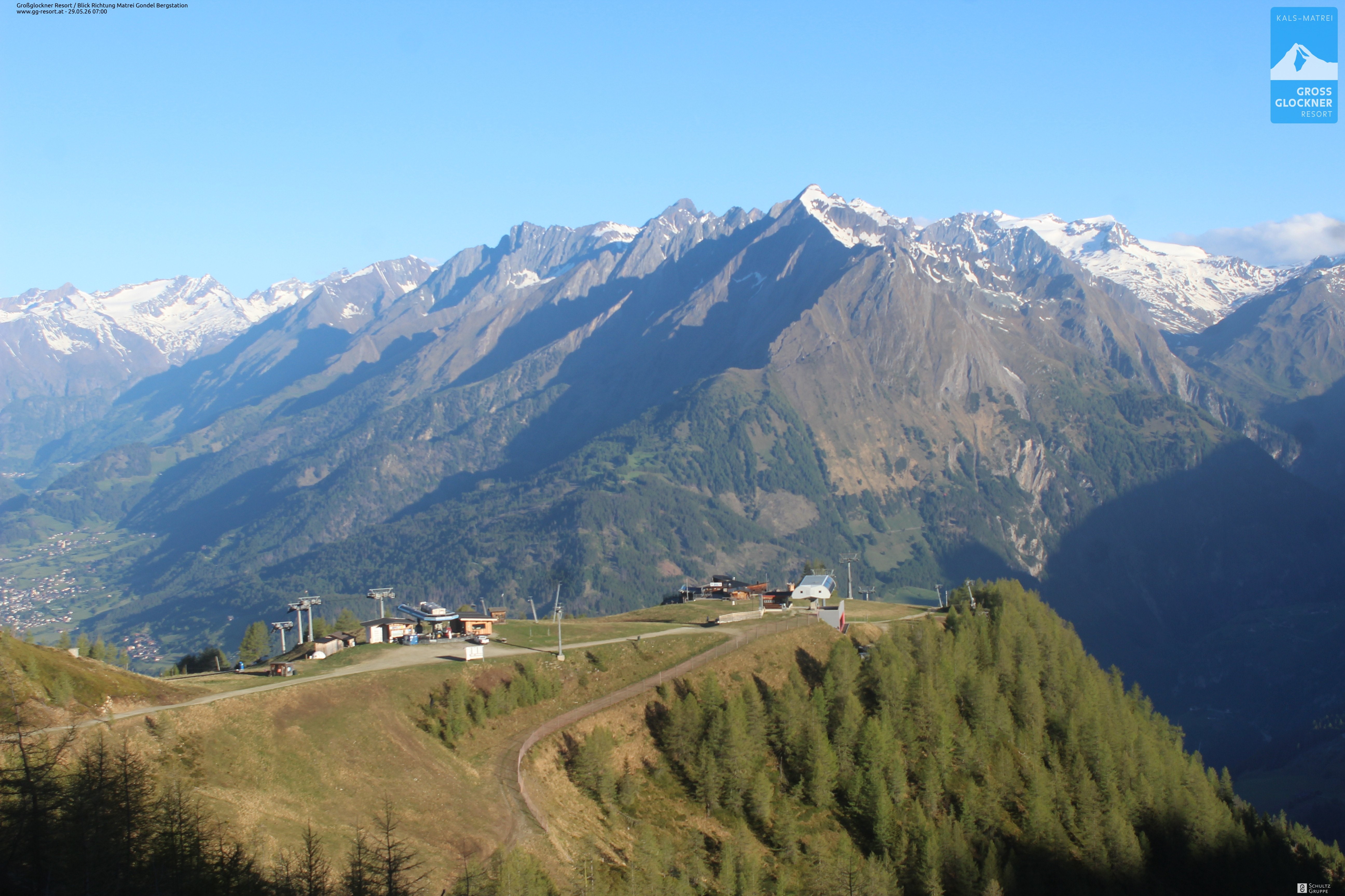 Archiv Foto Webcam Goldried-Gondelbahn Bergstation