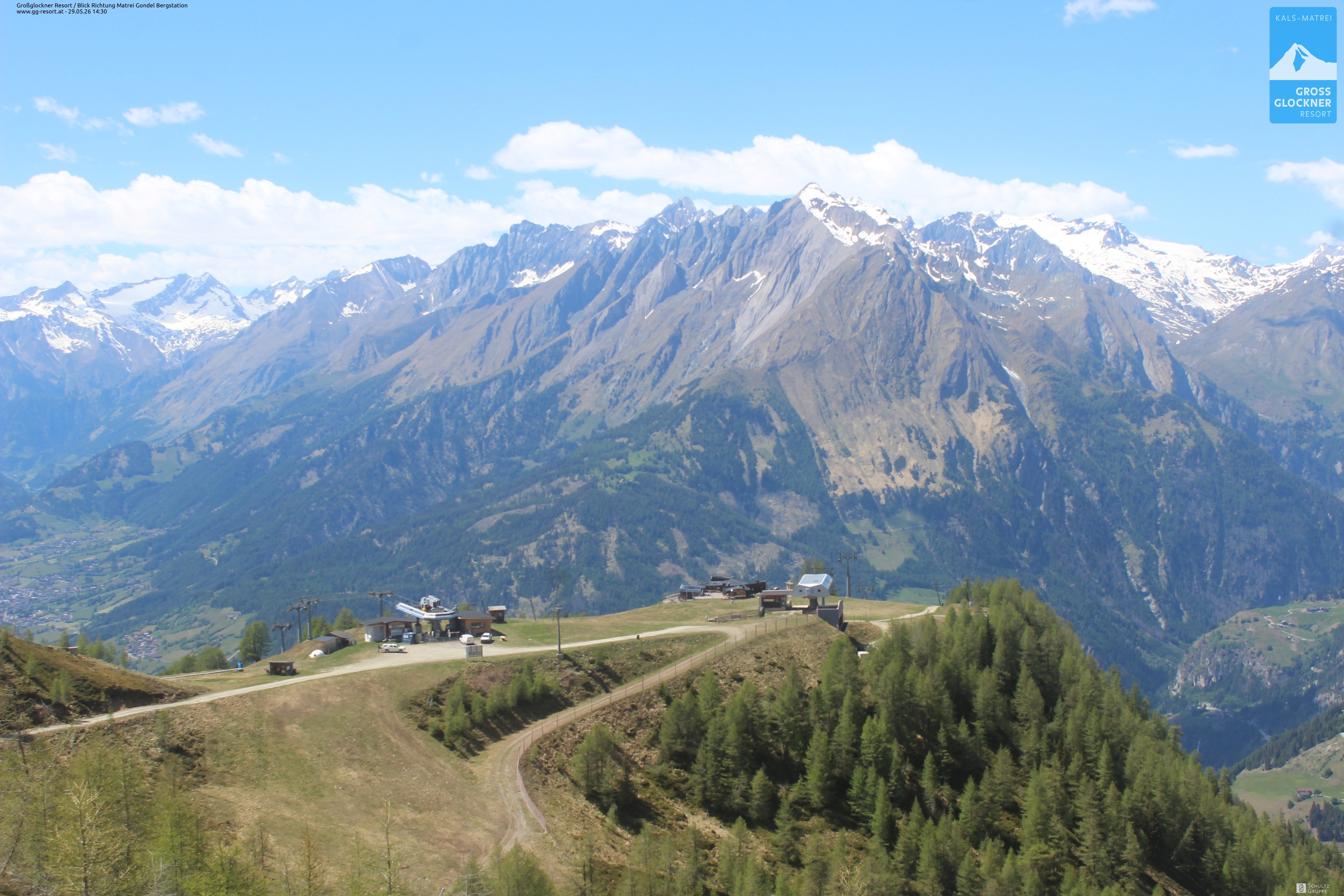 Archiv Foto Webcam Goldried-Gondelbahn Bergstation