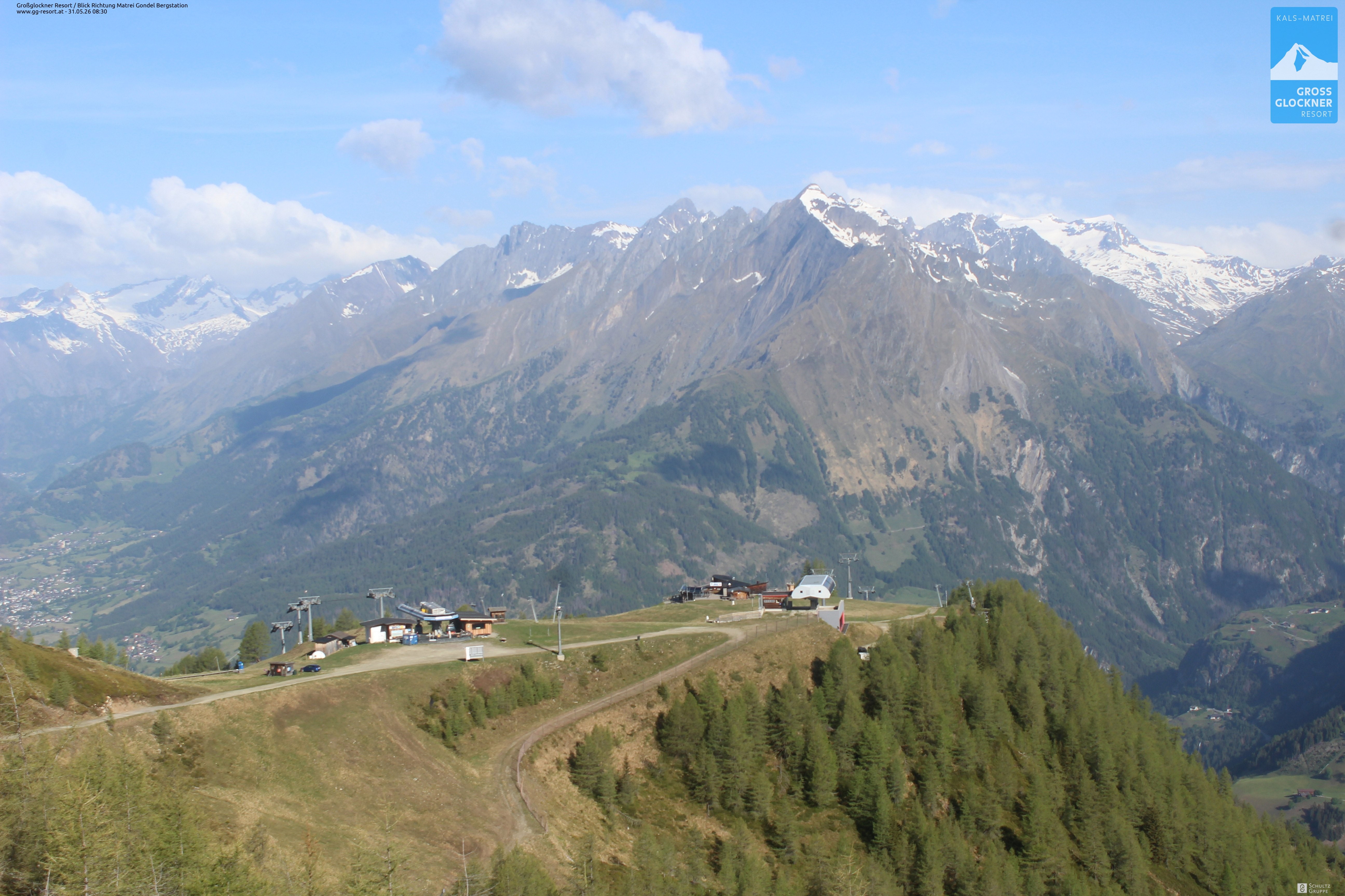 Archiv Foto Webcam Goldried-Gondelbahn Bergstation